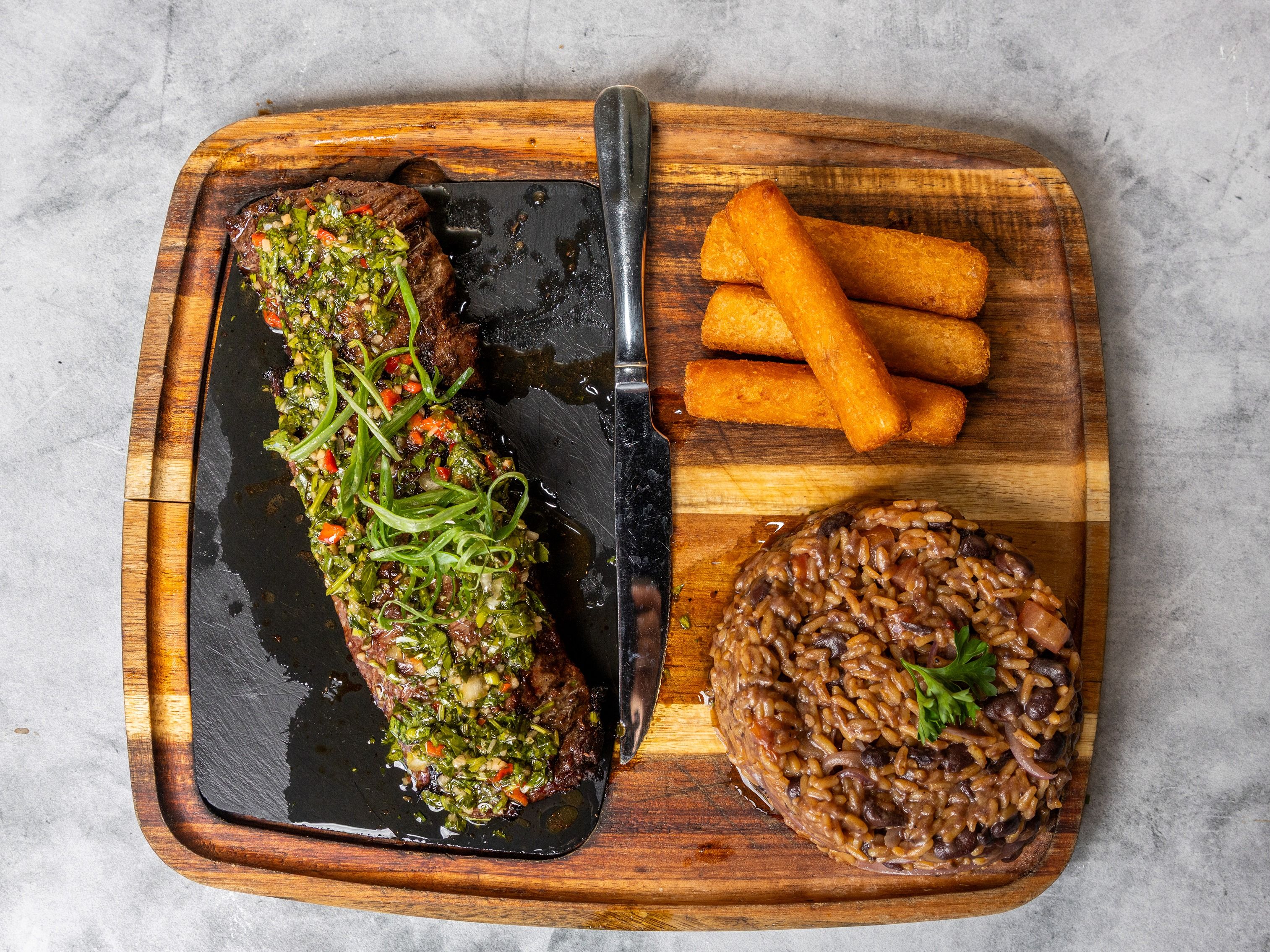 Chimichurri Steak.