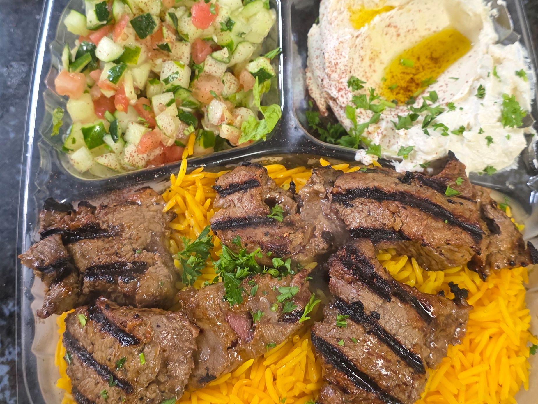 Beef Kabab Platter