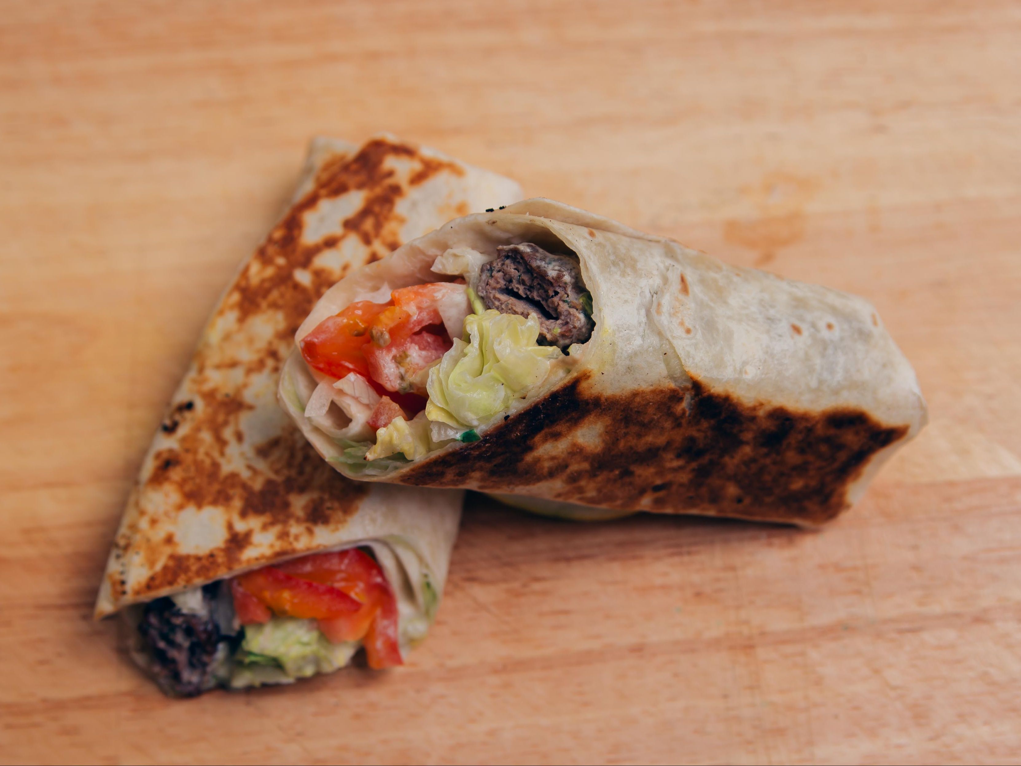 Kufta Kabob Sandwich.