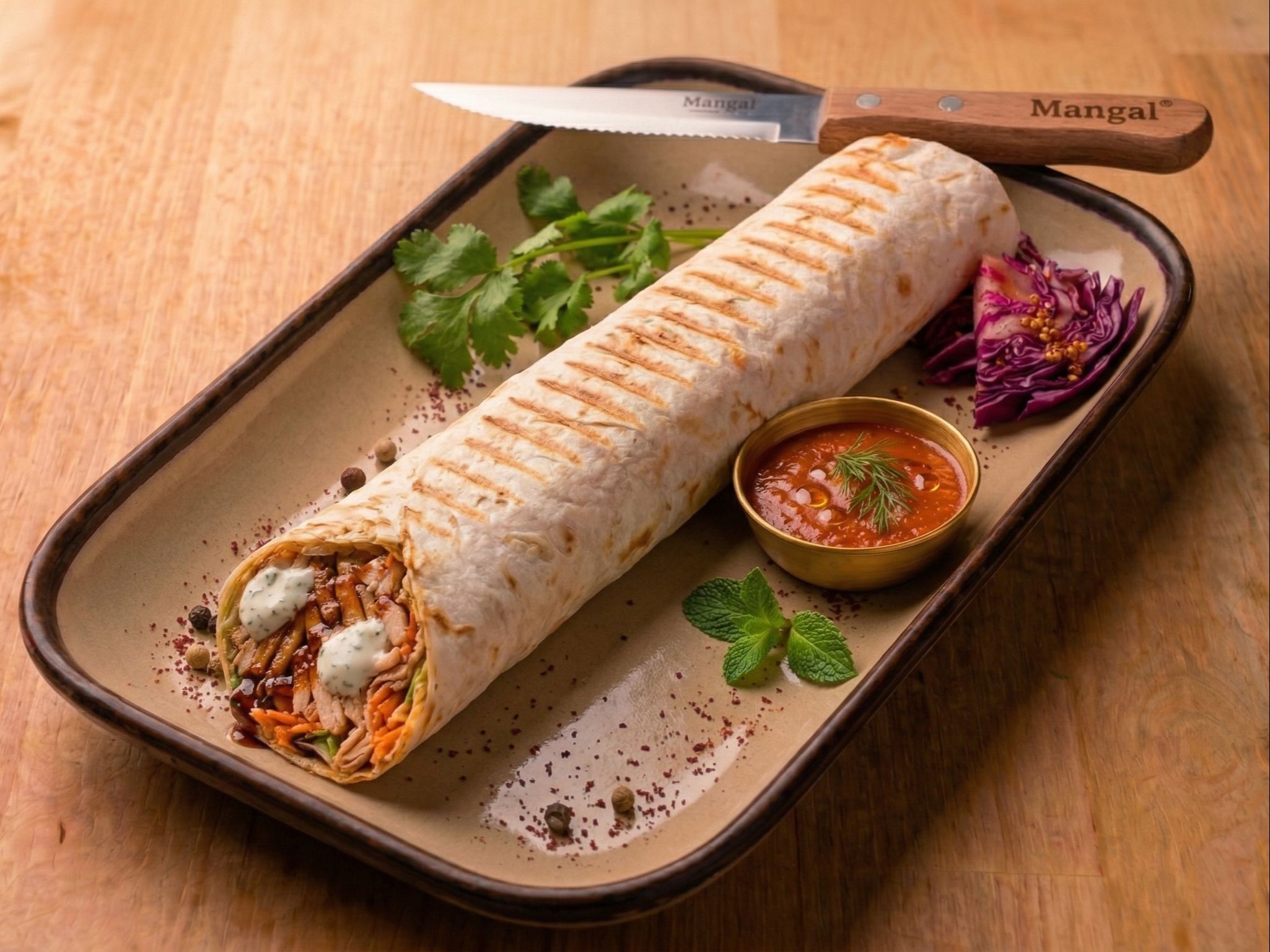 Lunch Chicken Shawarma (lavash)