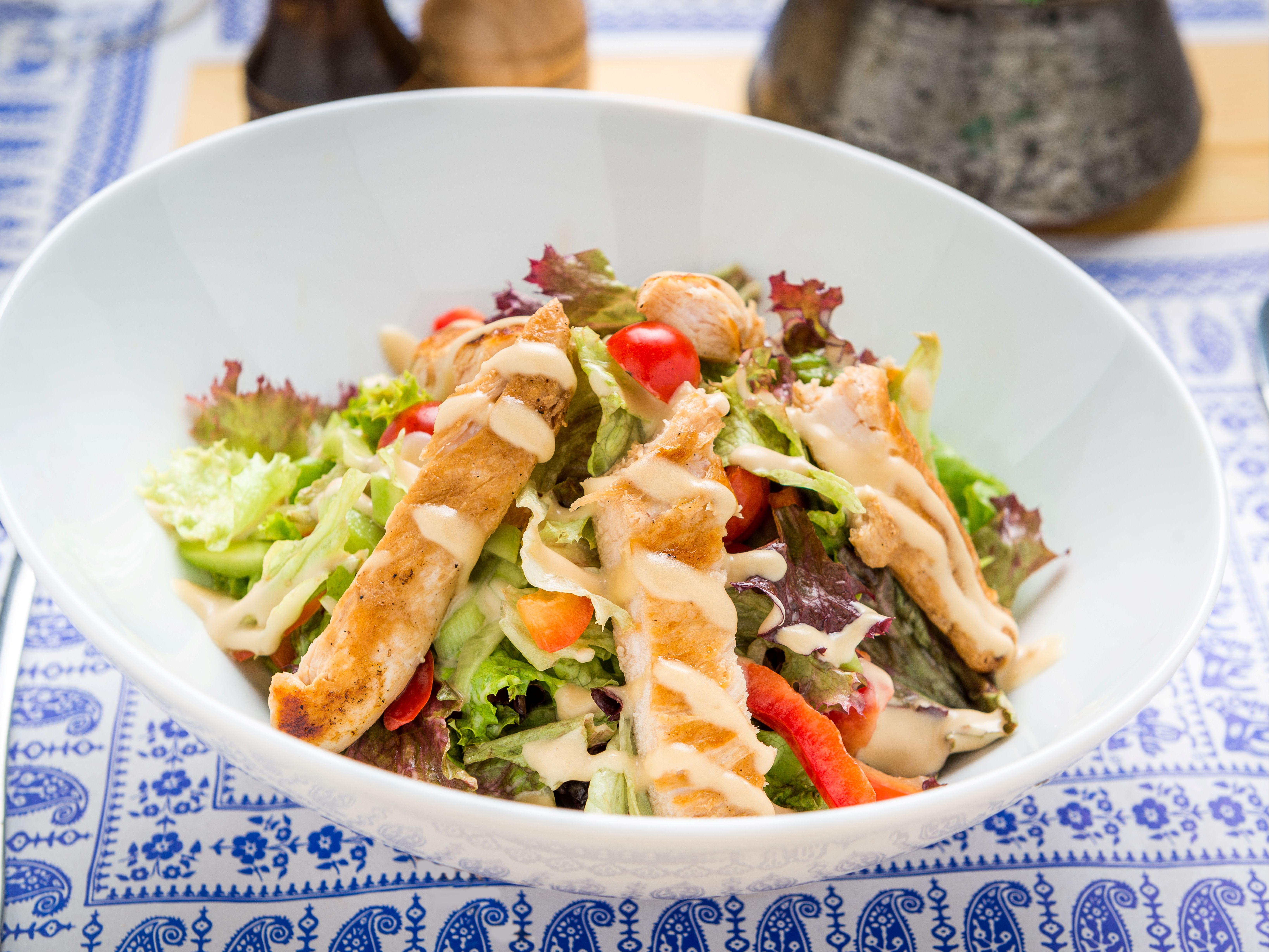 Chicken Ceasar Salad.