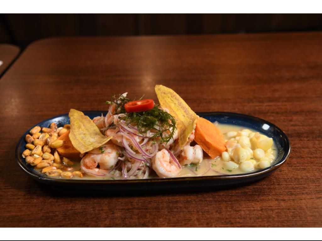 Ceviche de Camarones.