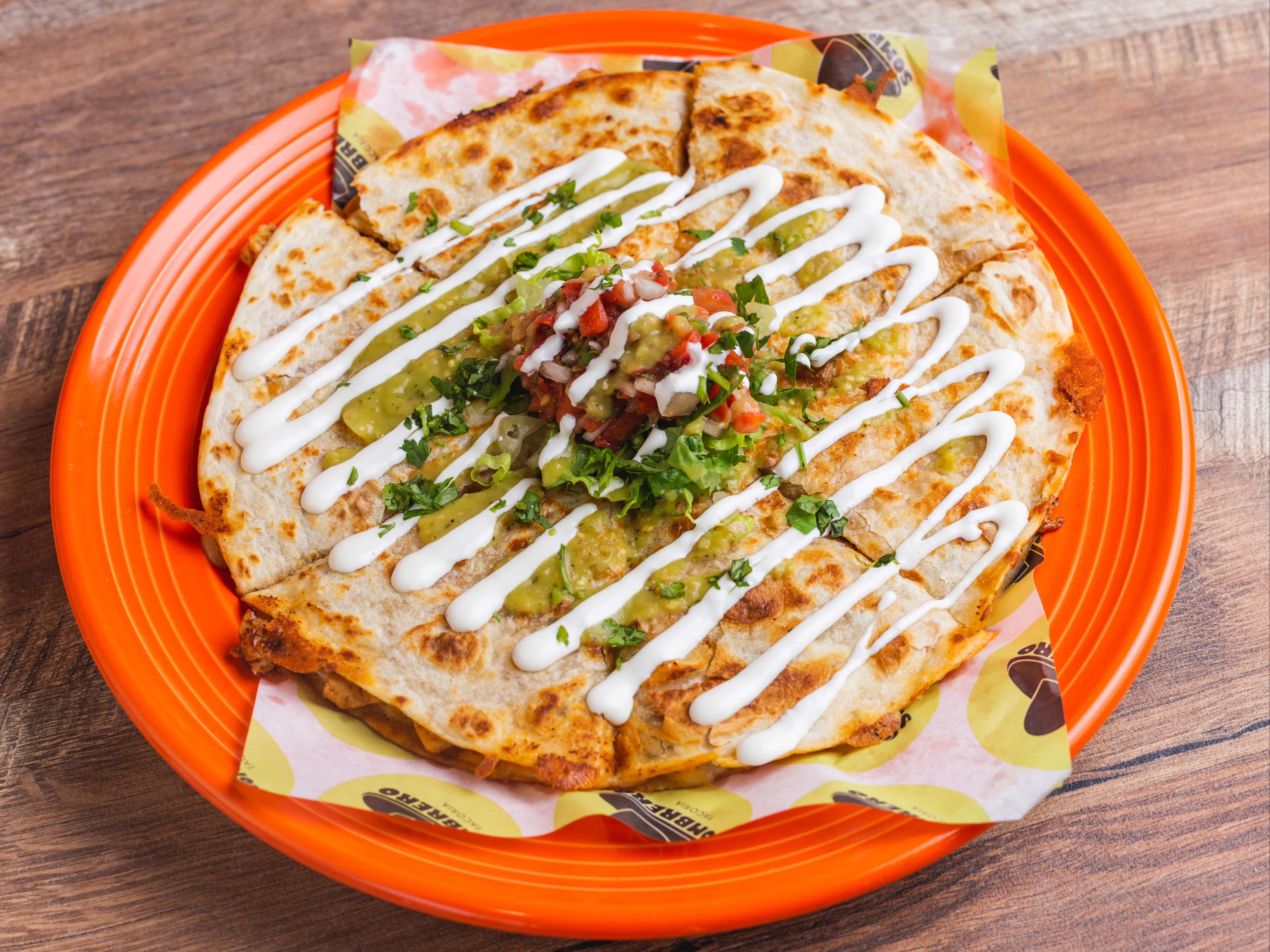Al Pastor Quesadilla.