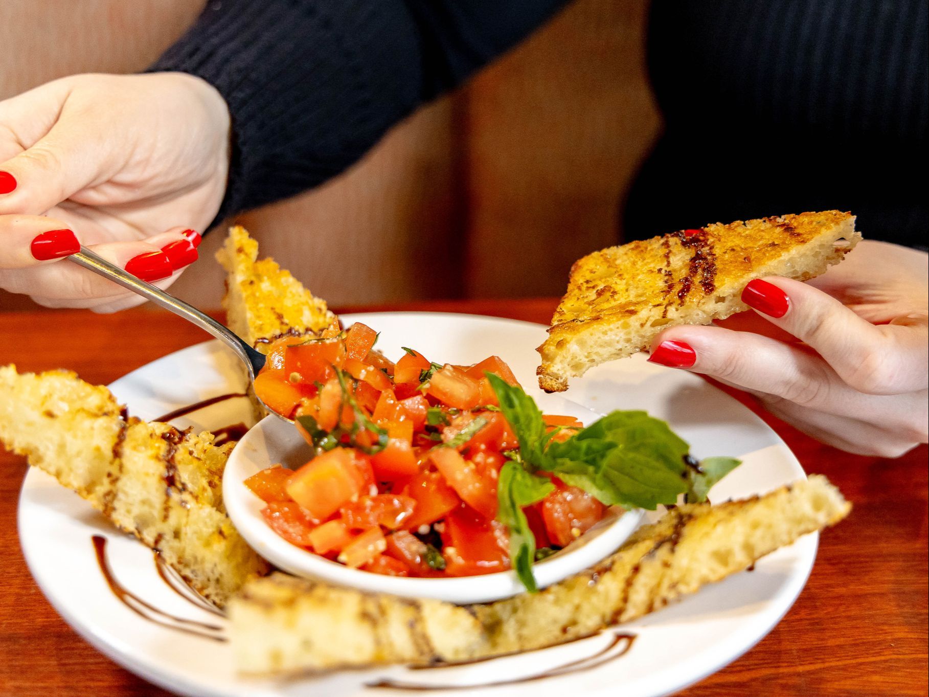 Bruschetta.