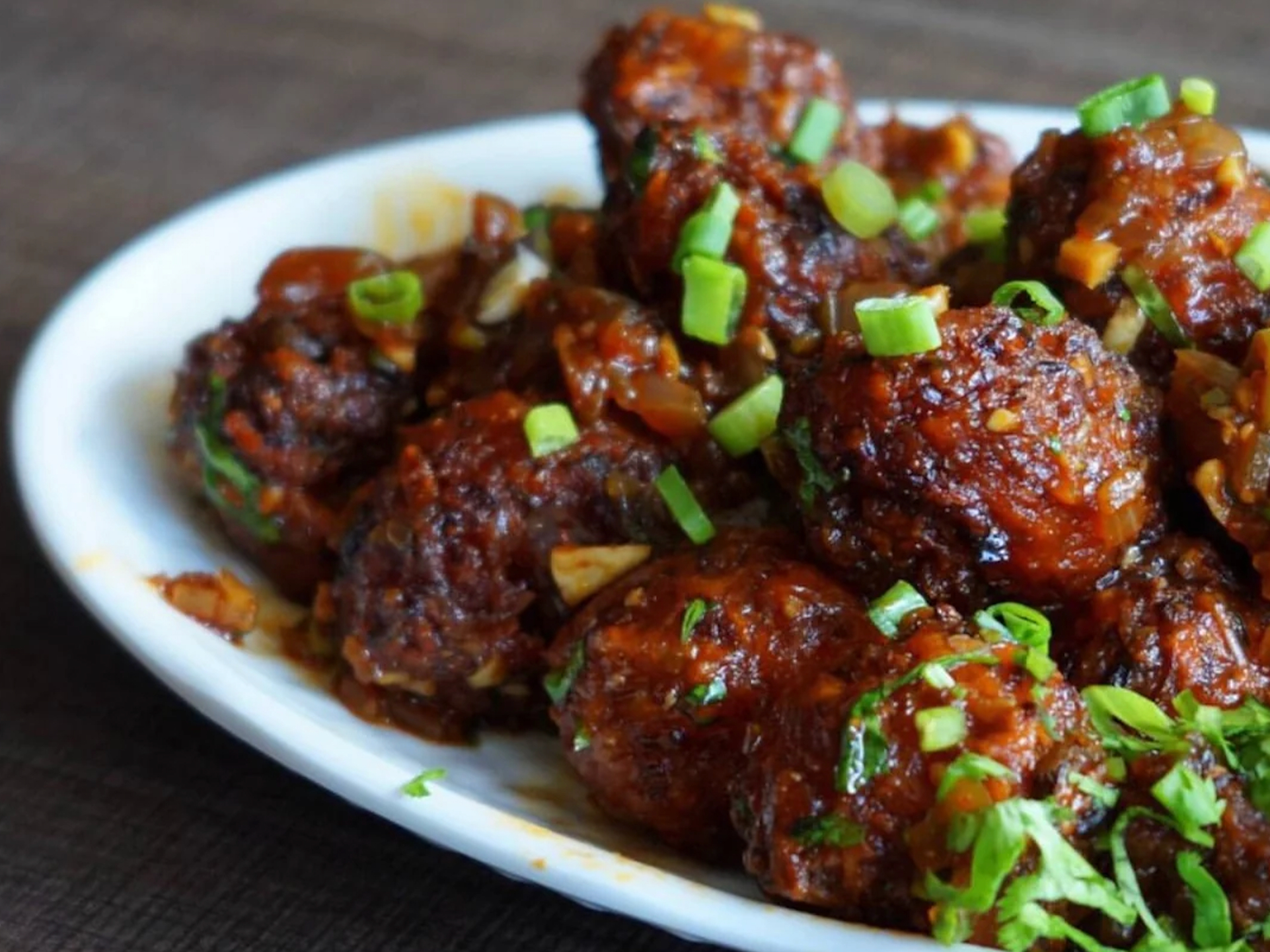 Veggie Ball Manchurian.