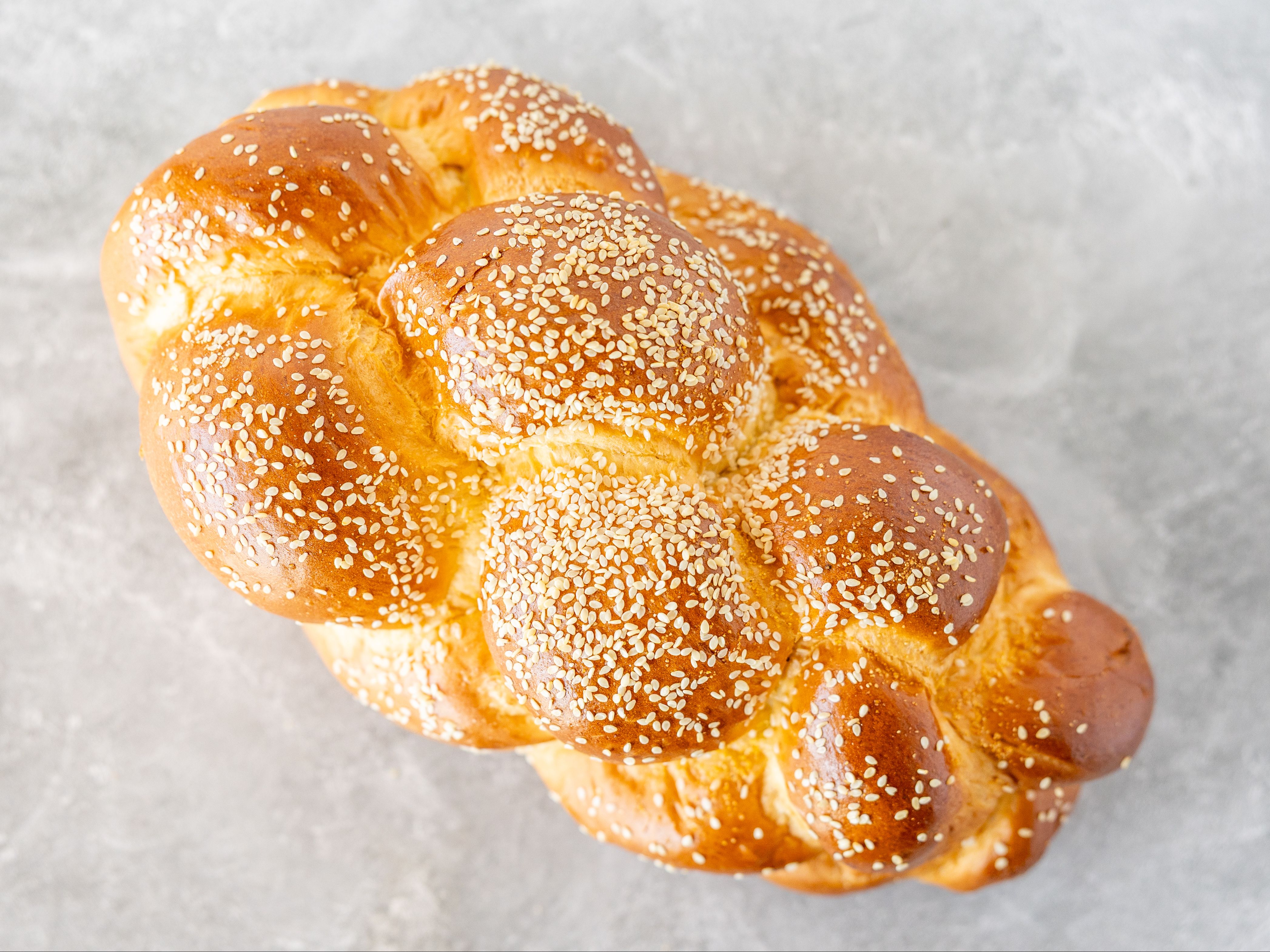 Large Egg Challah Sesame.