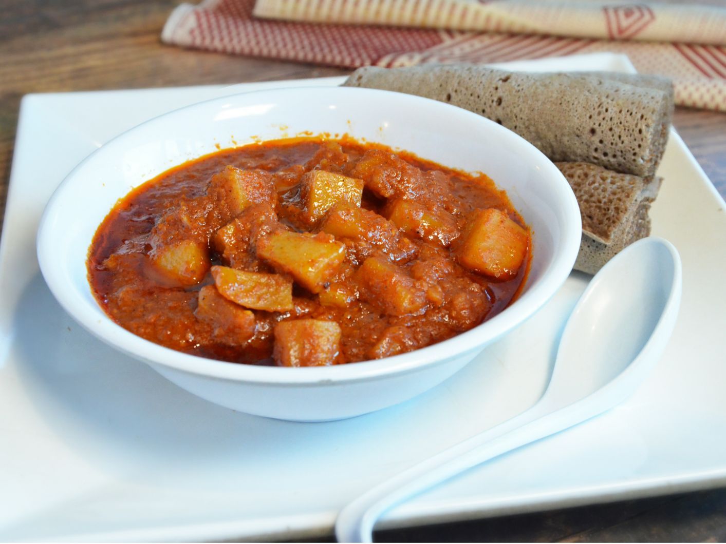 Dinech Wot (Potato Stew) *.