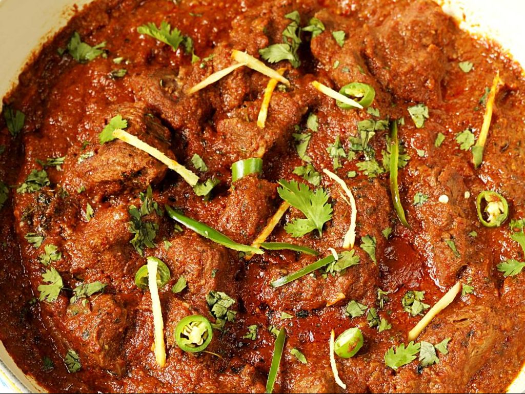 Kadhai Lamb.