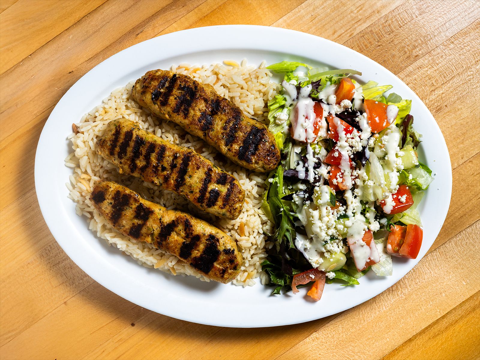Chicken Kafta Plate.