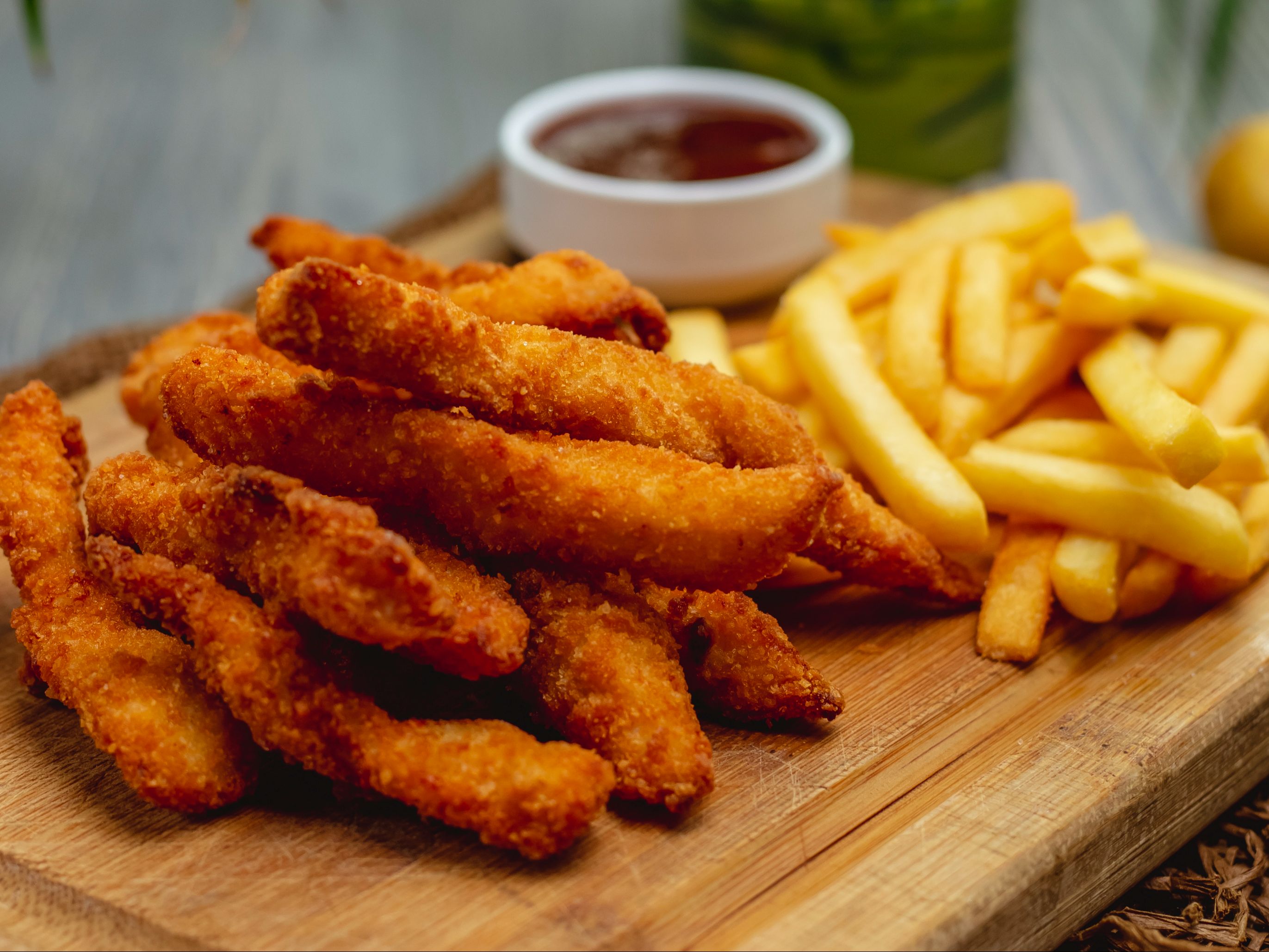 Chicken Tenders & Fries.