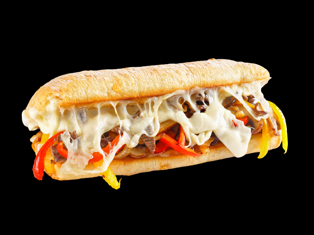 Cheesesteak W/peppers Onions.