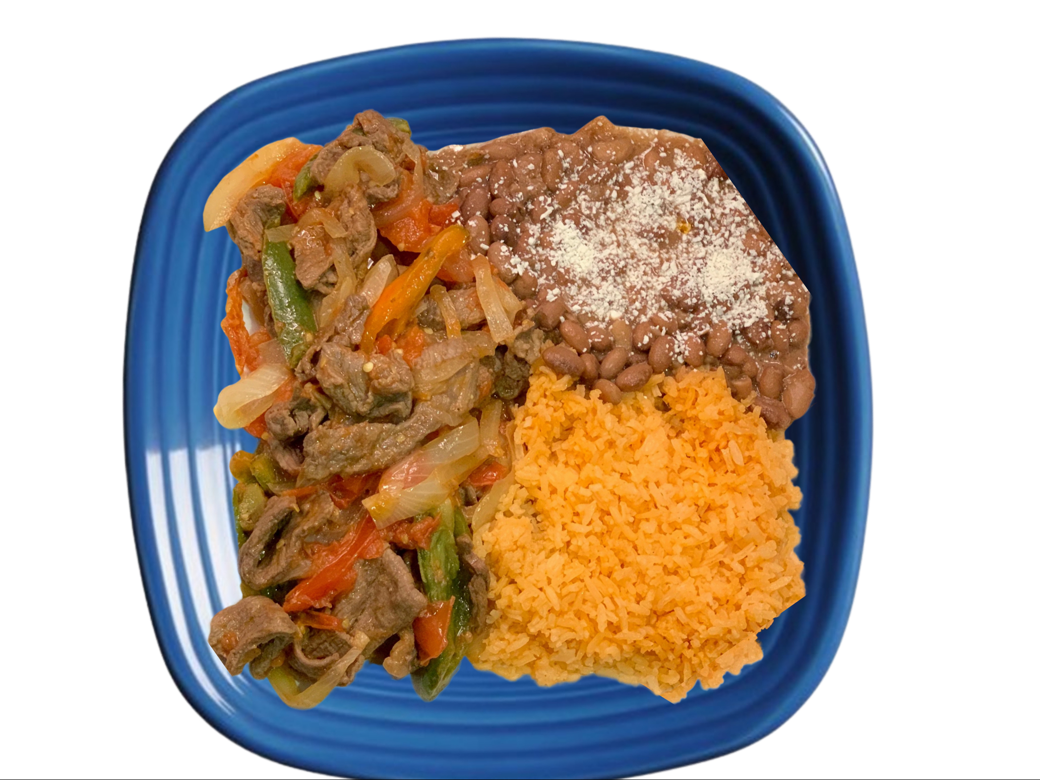 Steak a la Mexicana.