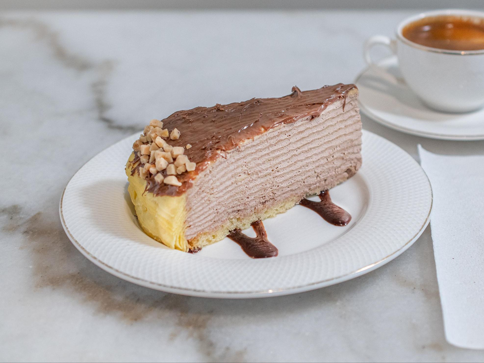 Hazel Hug Crepe Cake.