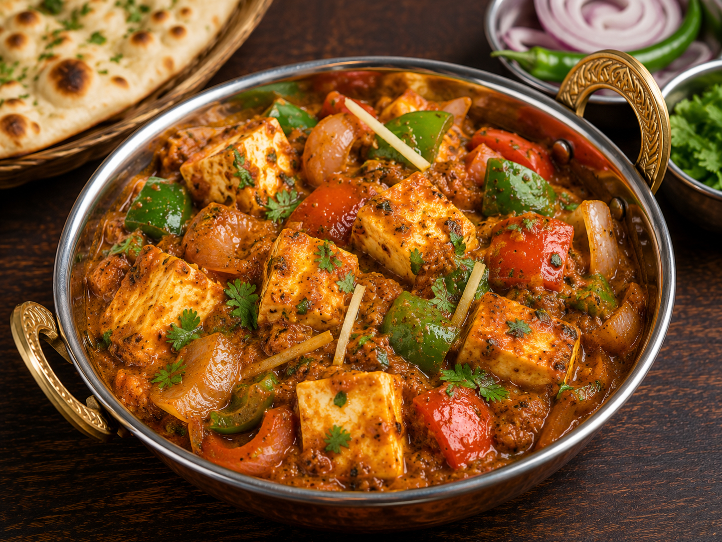 Kadhai Paneer.