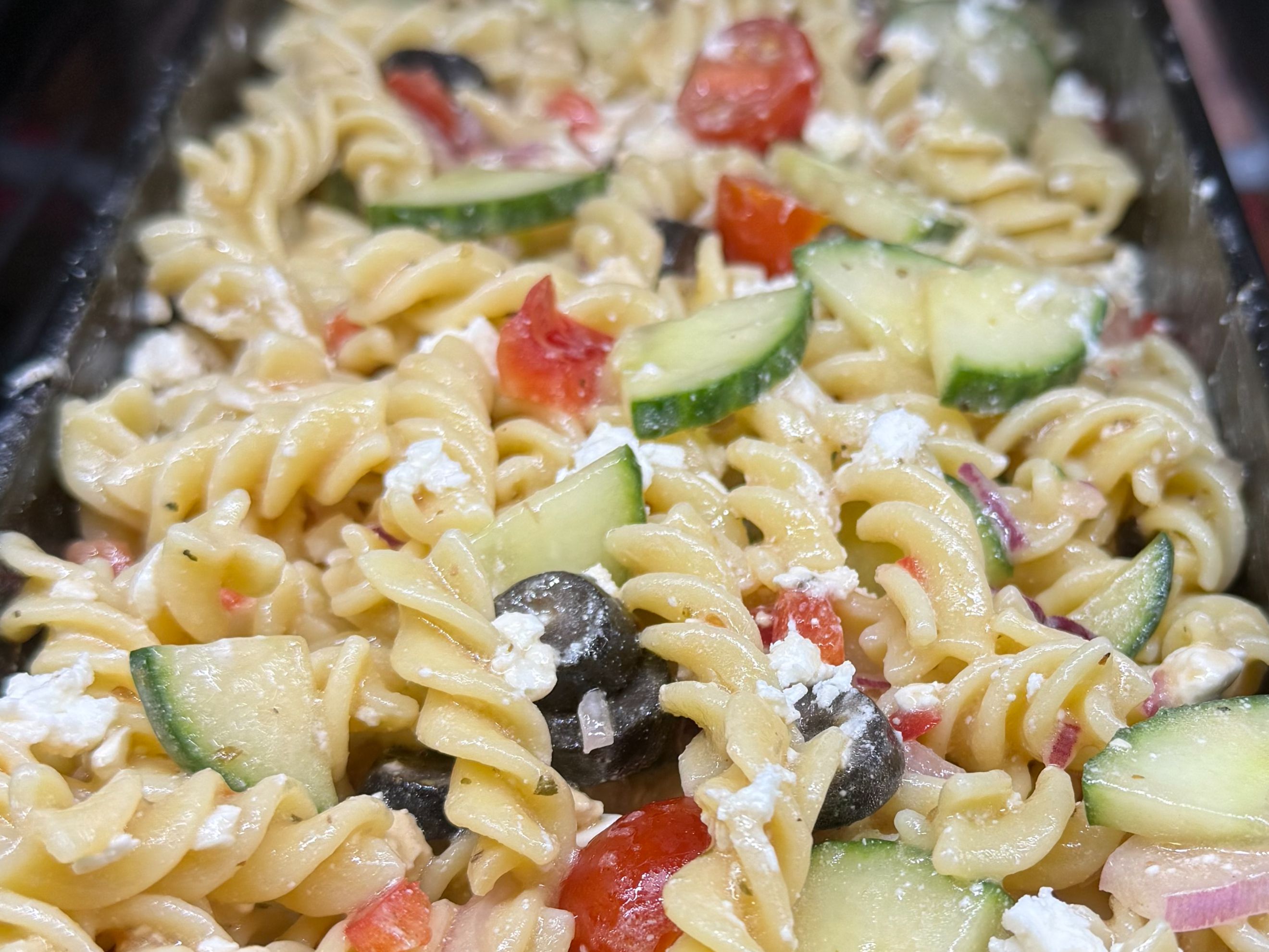 Greek Pasta Salad.