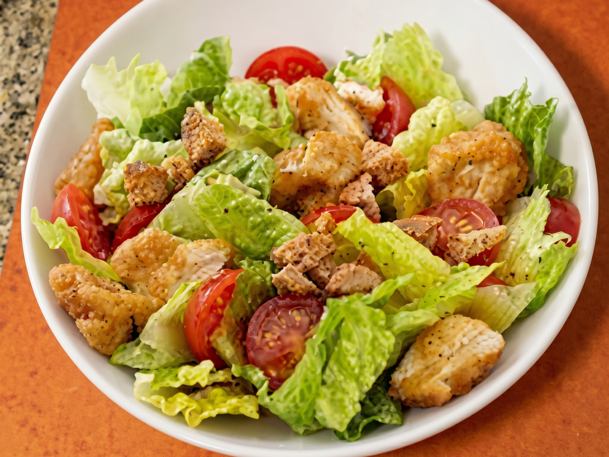 Fried Chicken Salad.