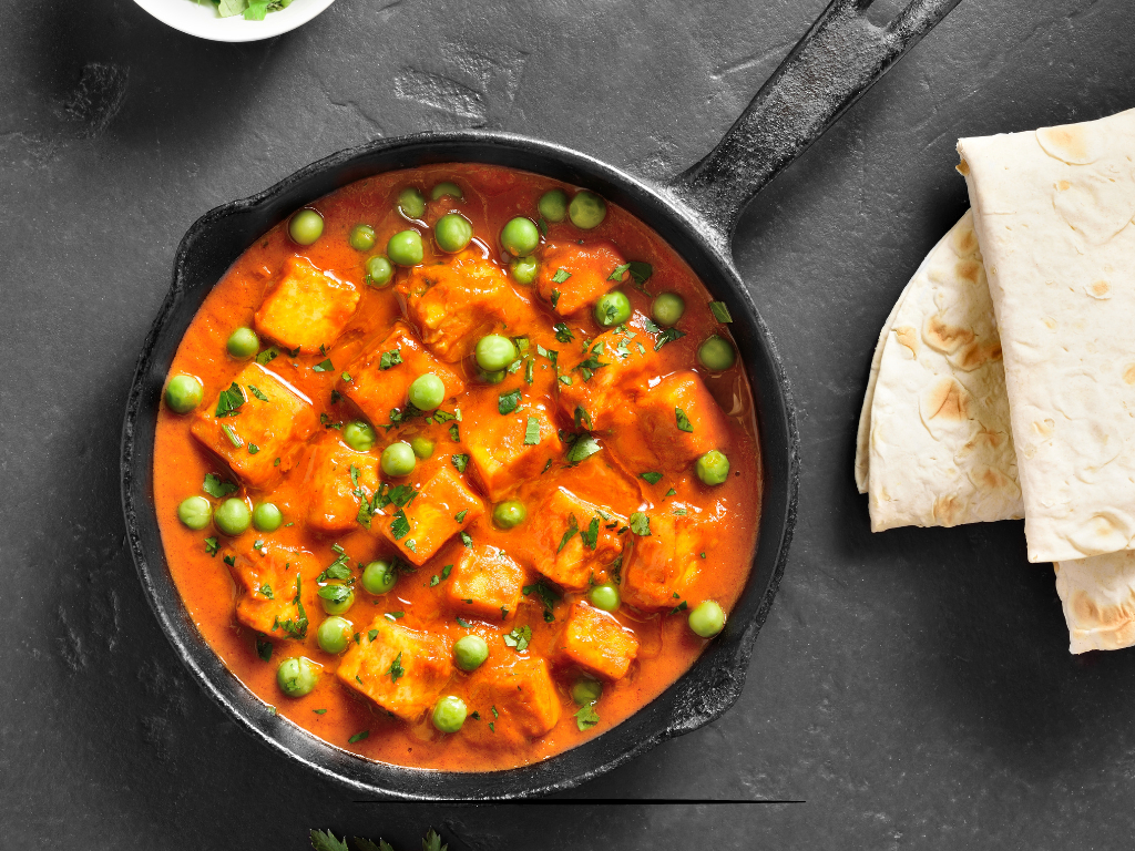 Matar Paneer.