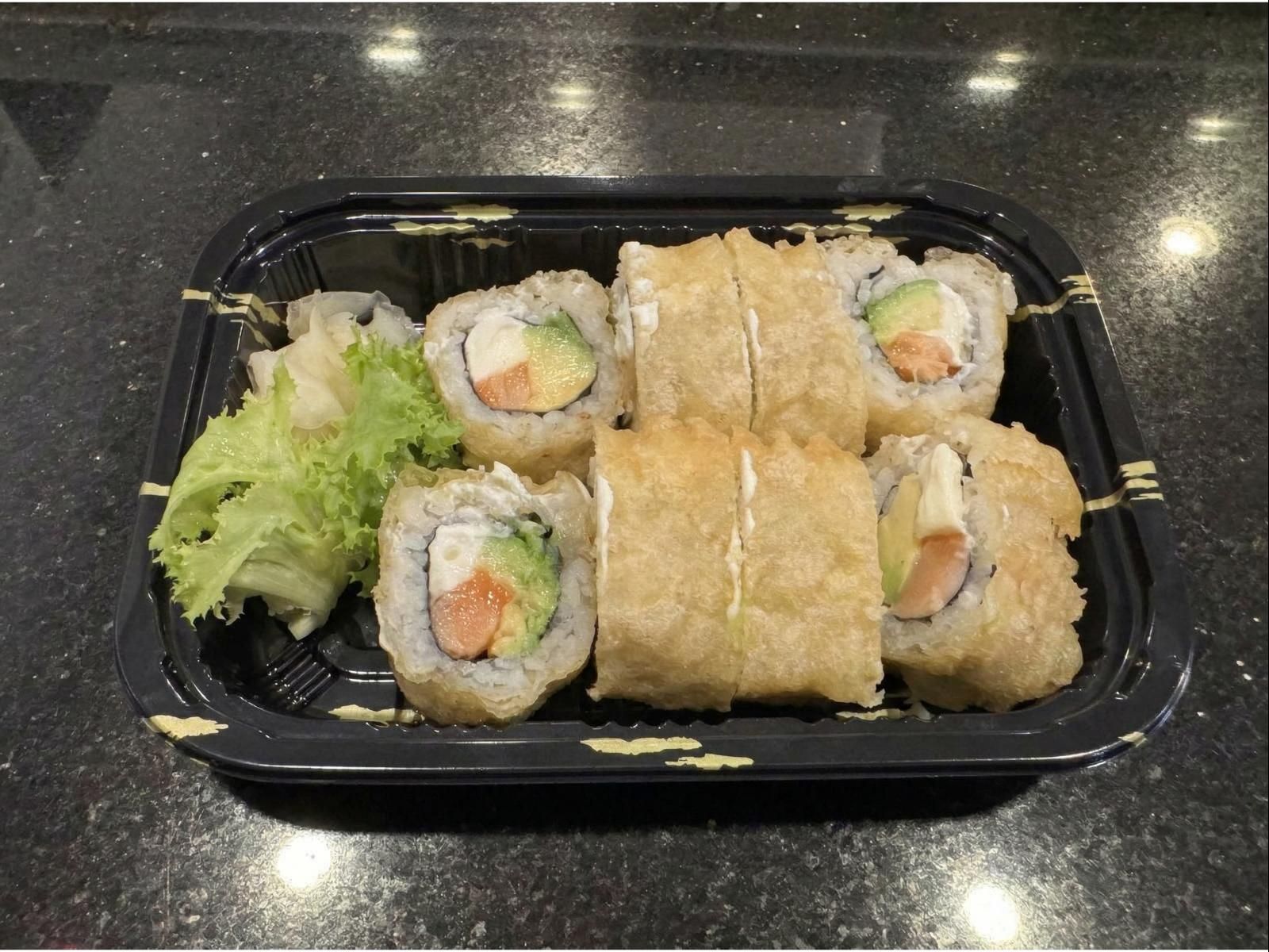 Fried Philadelphia Roll.