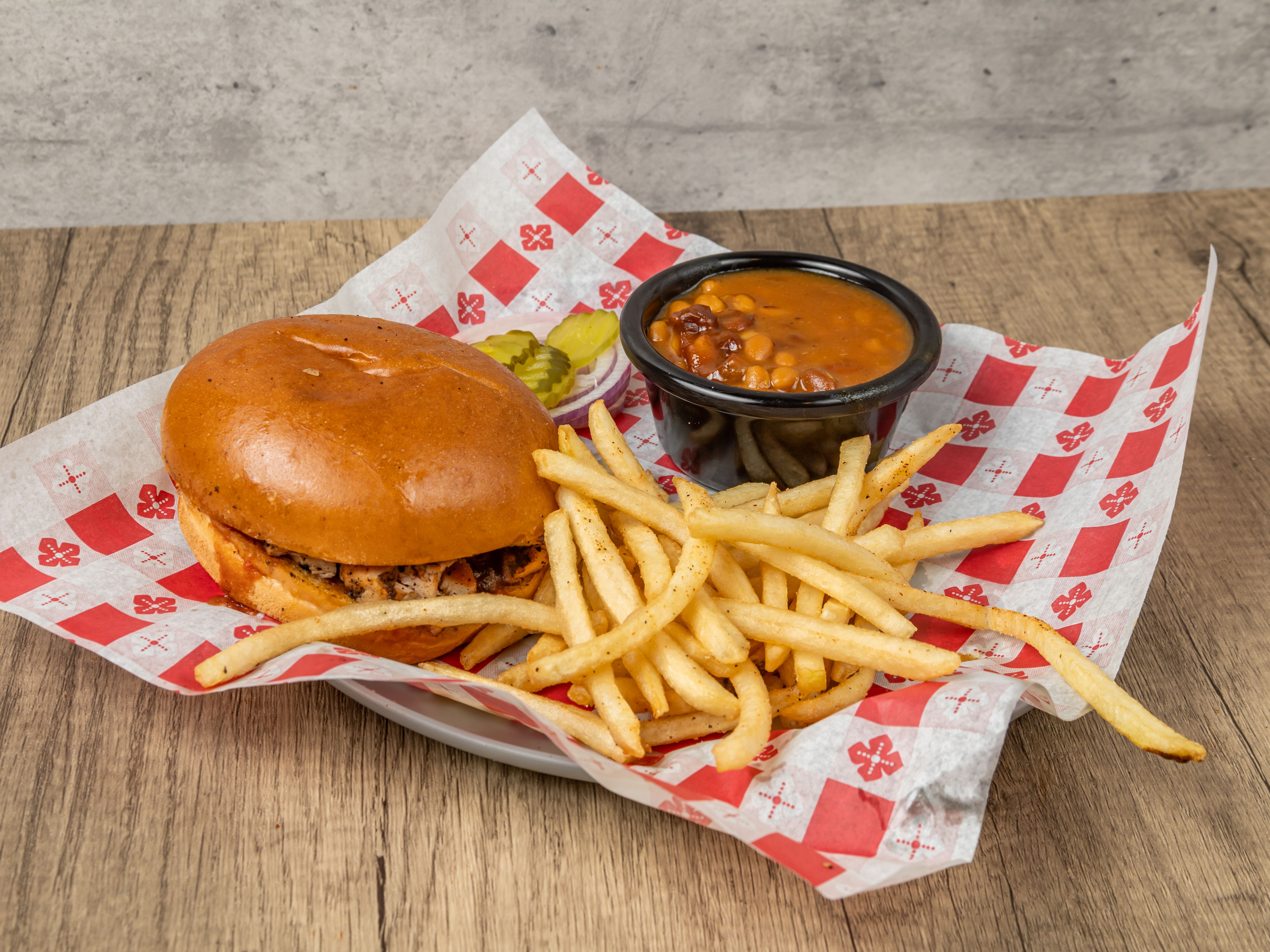 Jerk Chicken Sandwich.