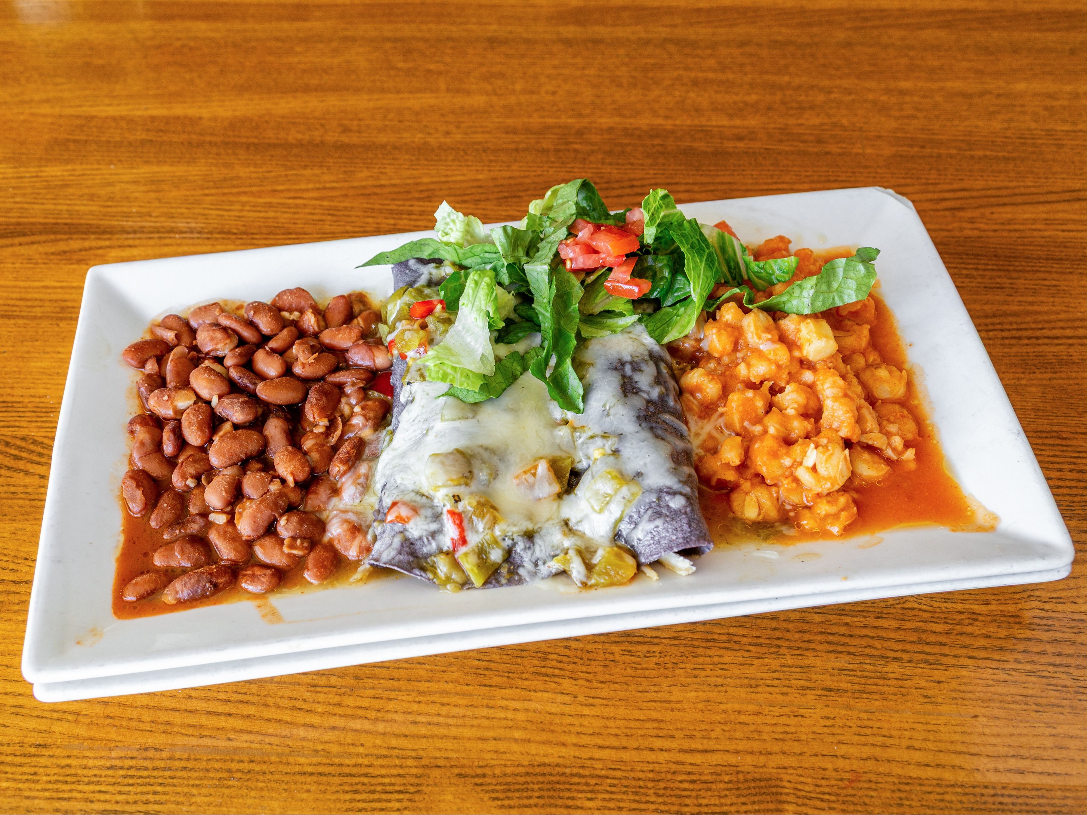 Enchiladas de Santa Fe.