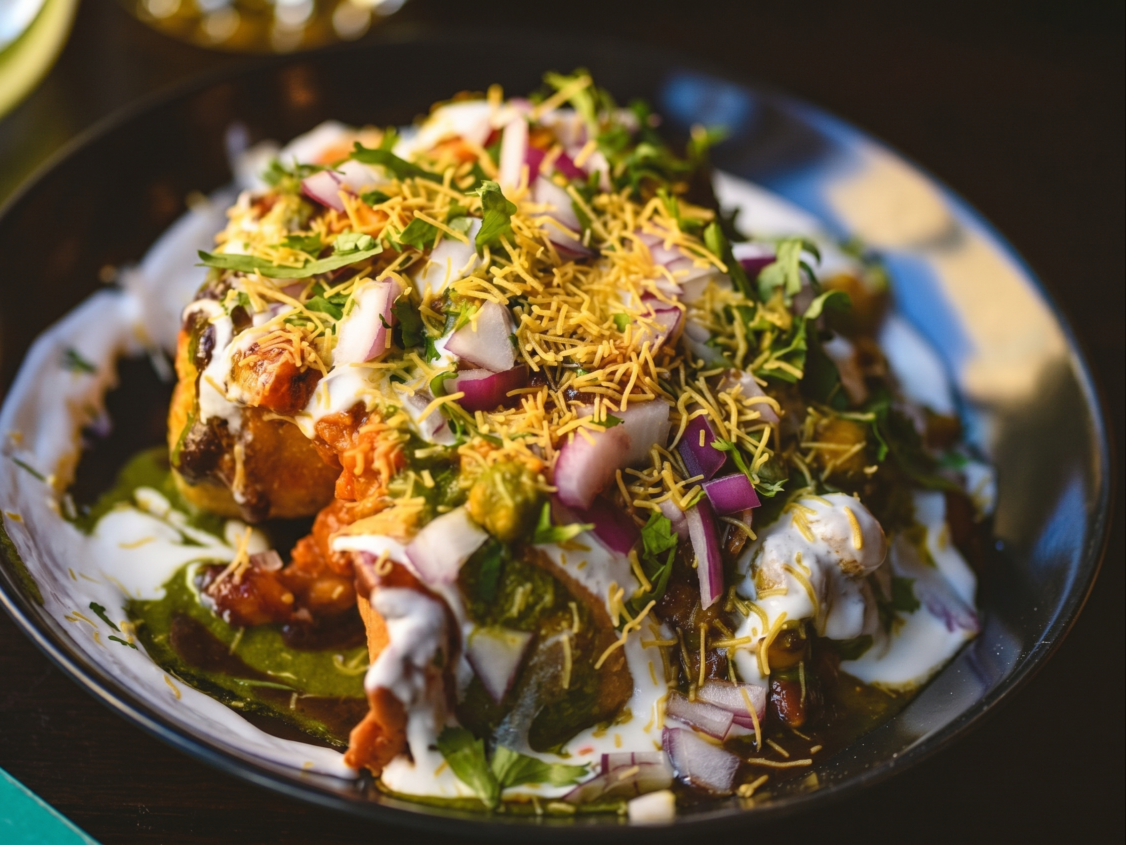 Samosa Chaat.
