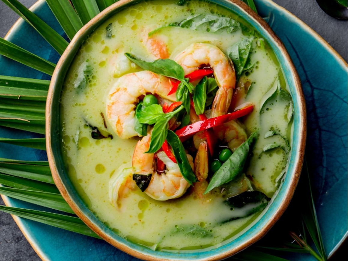 Shrimp Green Curry.