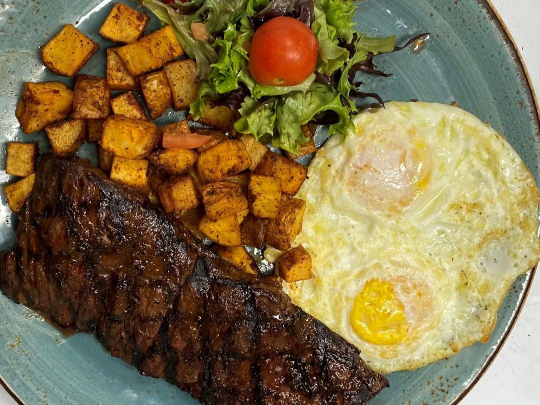 Steak & Eggs.