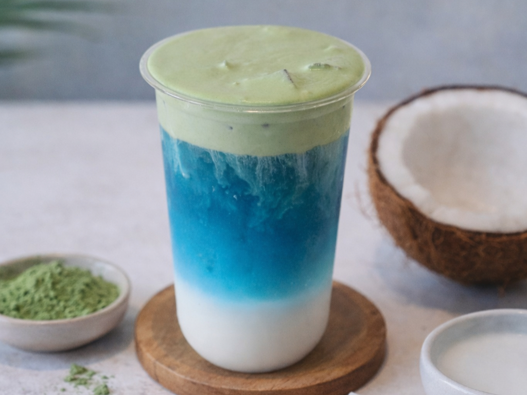 Matcha Coconut Blue.