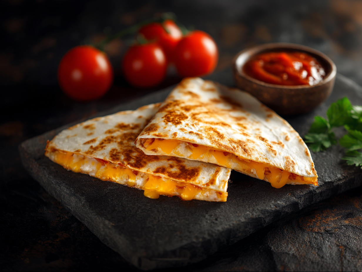 Cheese Quesadilla.