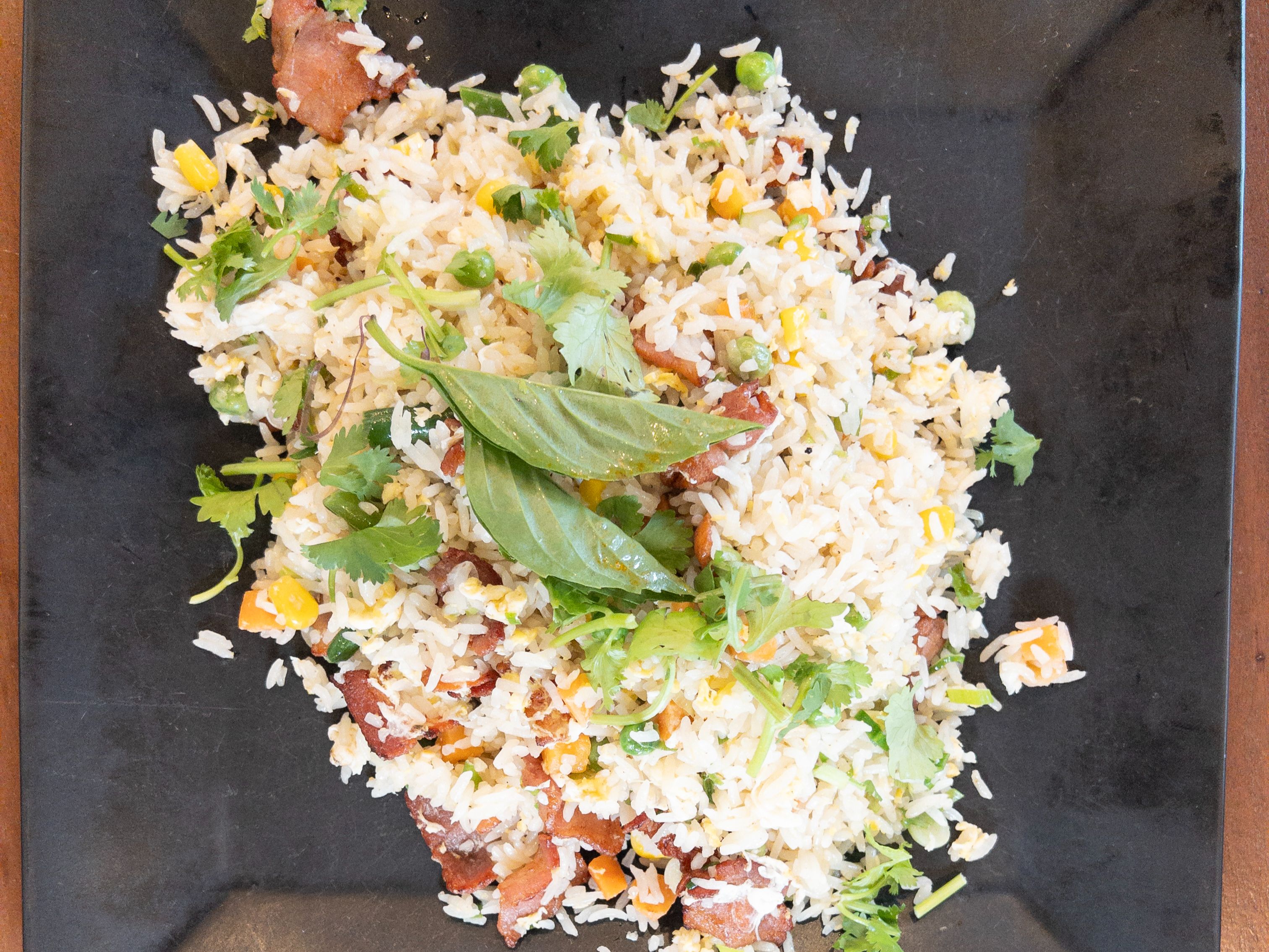 F6. Bacon Fried Rice.