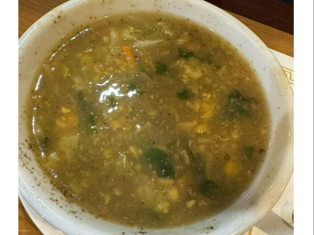 Vegetable Corn Soup.