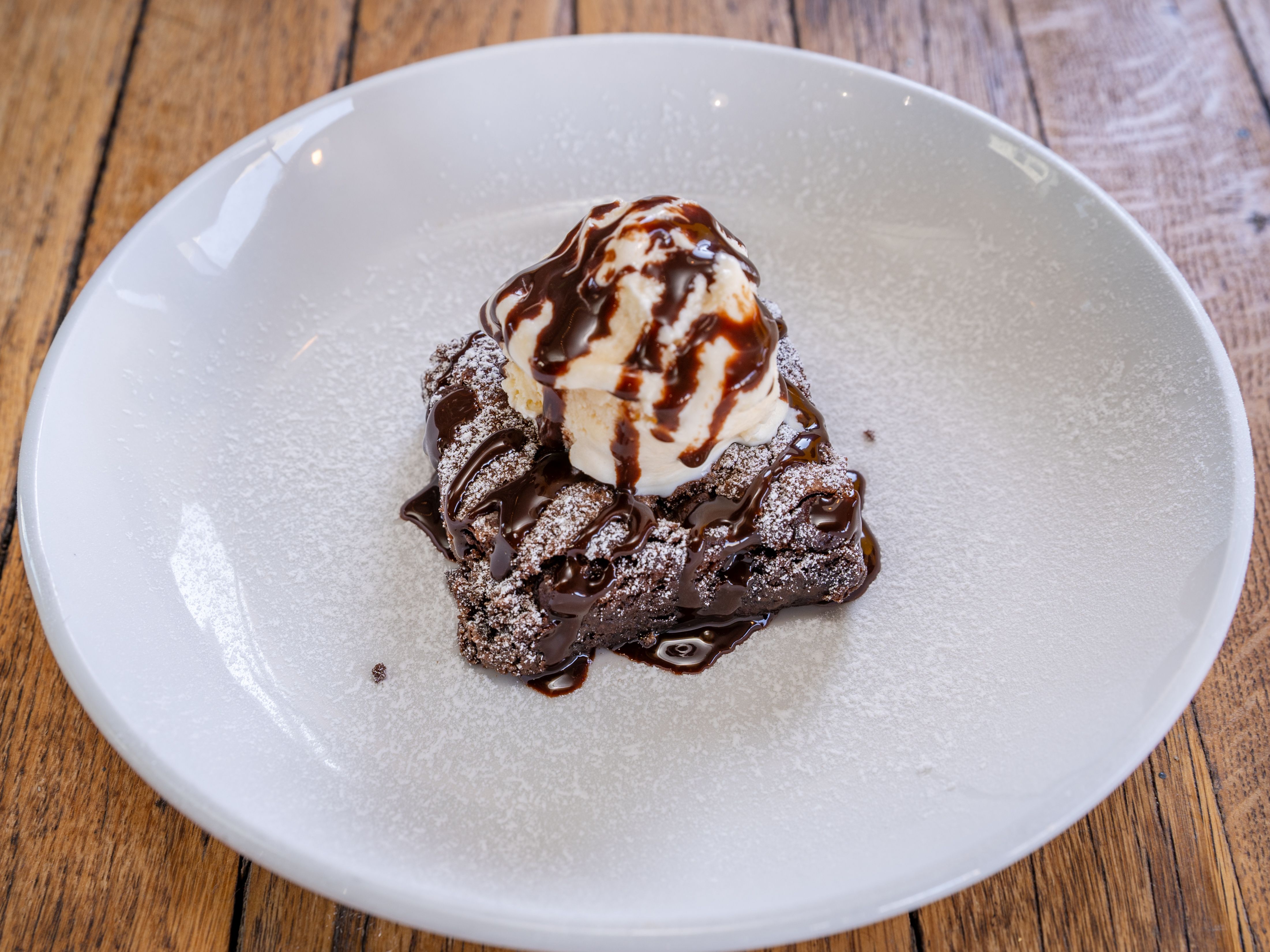 Double Chocolate Chip Brownie.