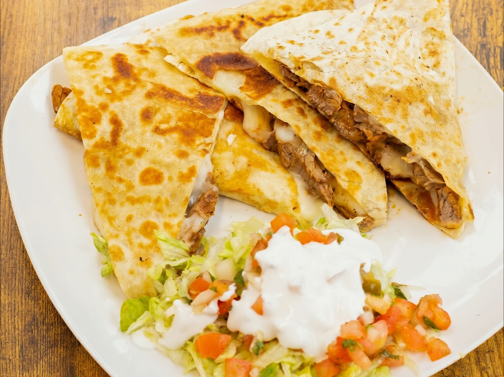 Barbacoa Quesadilla.