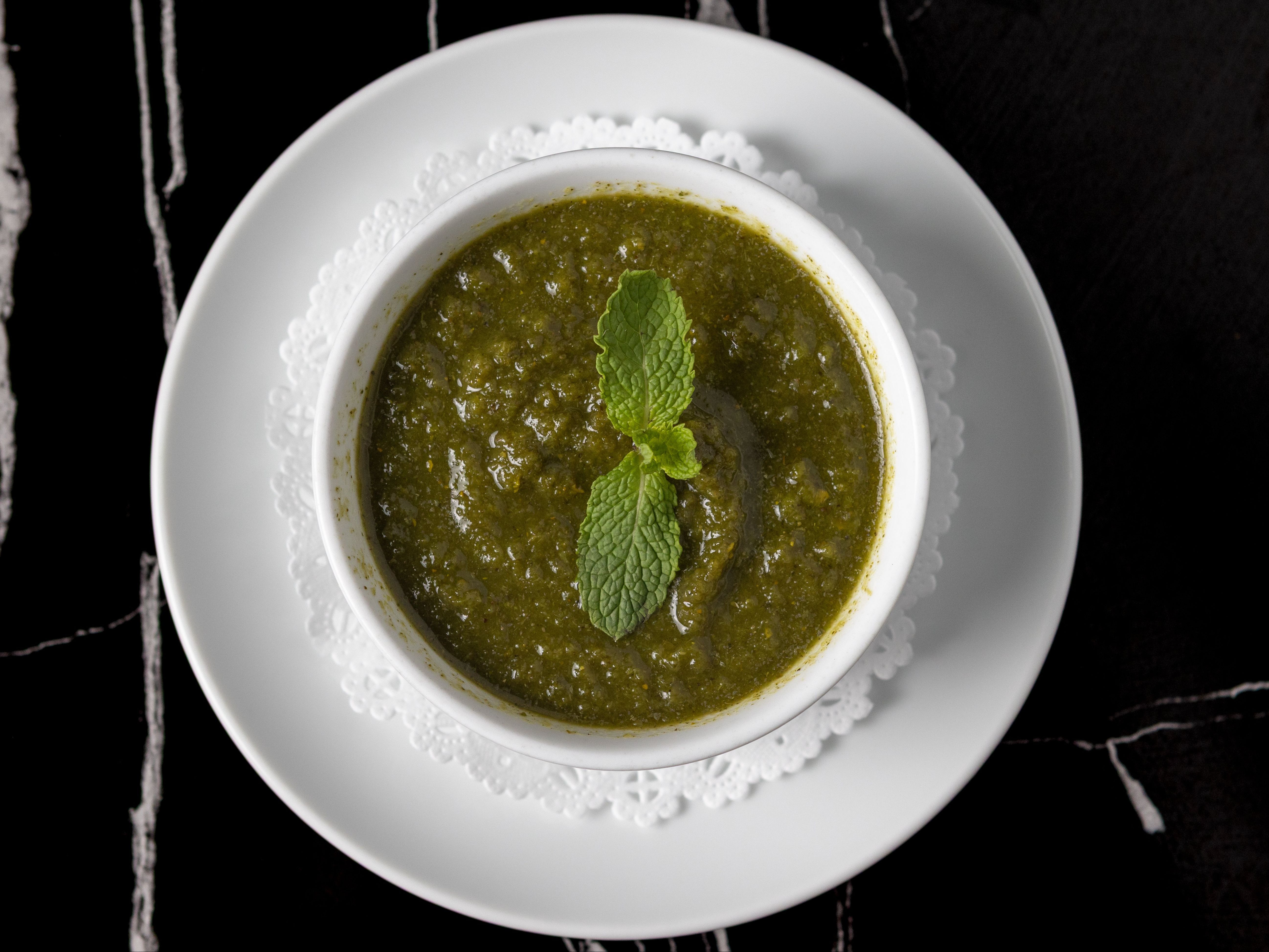 Mint Chutney.