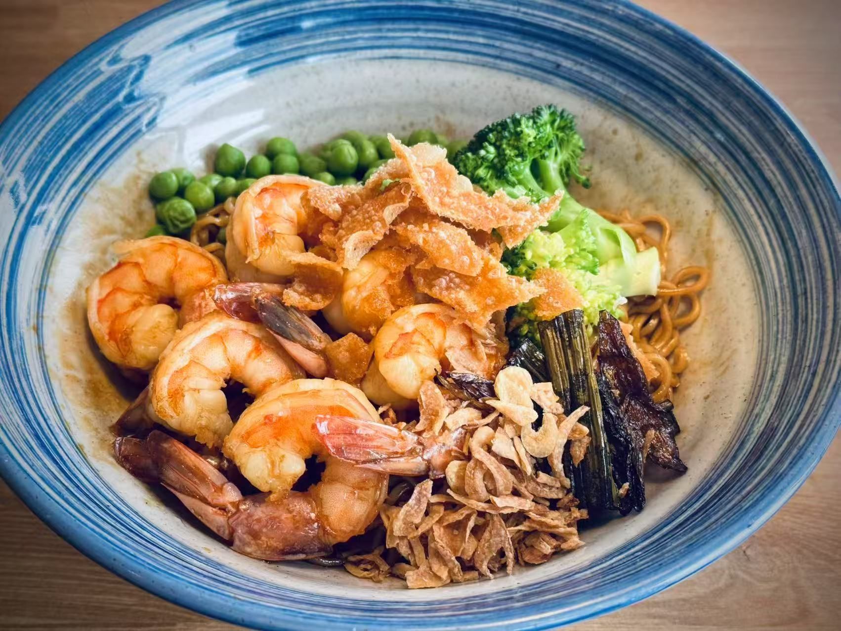 Nouilles à l'huile d'oignons verts