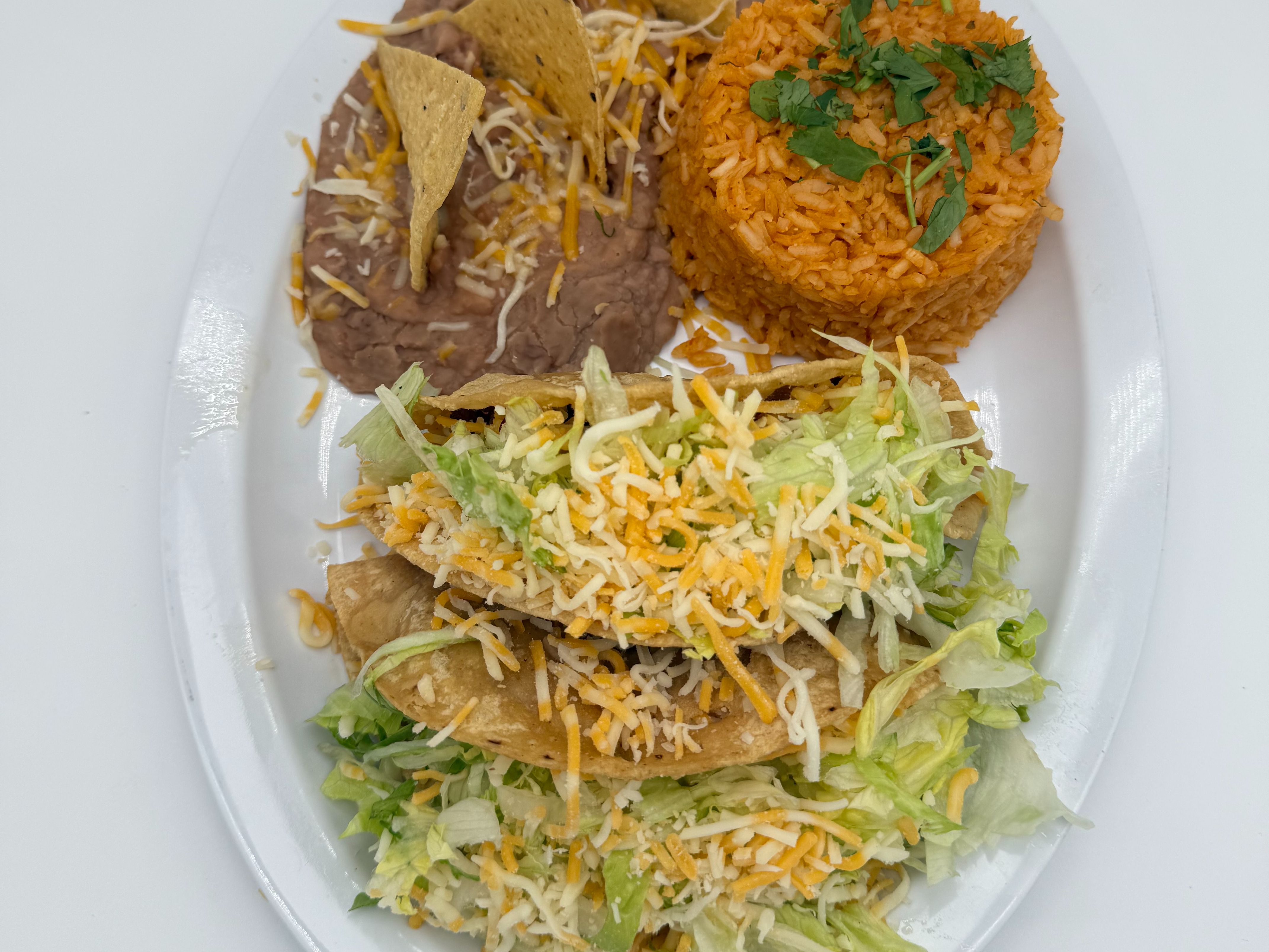 2 Crispy tacos combo.