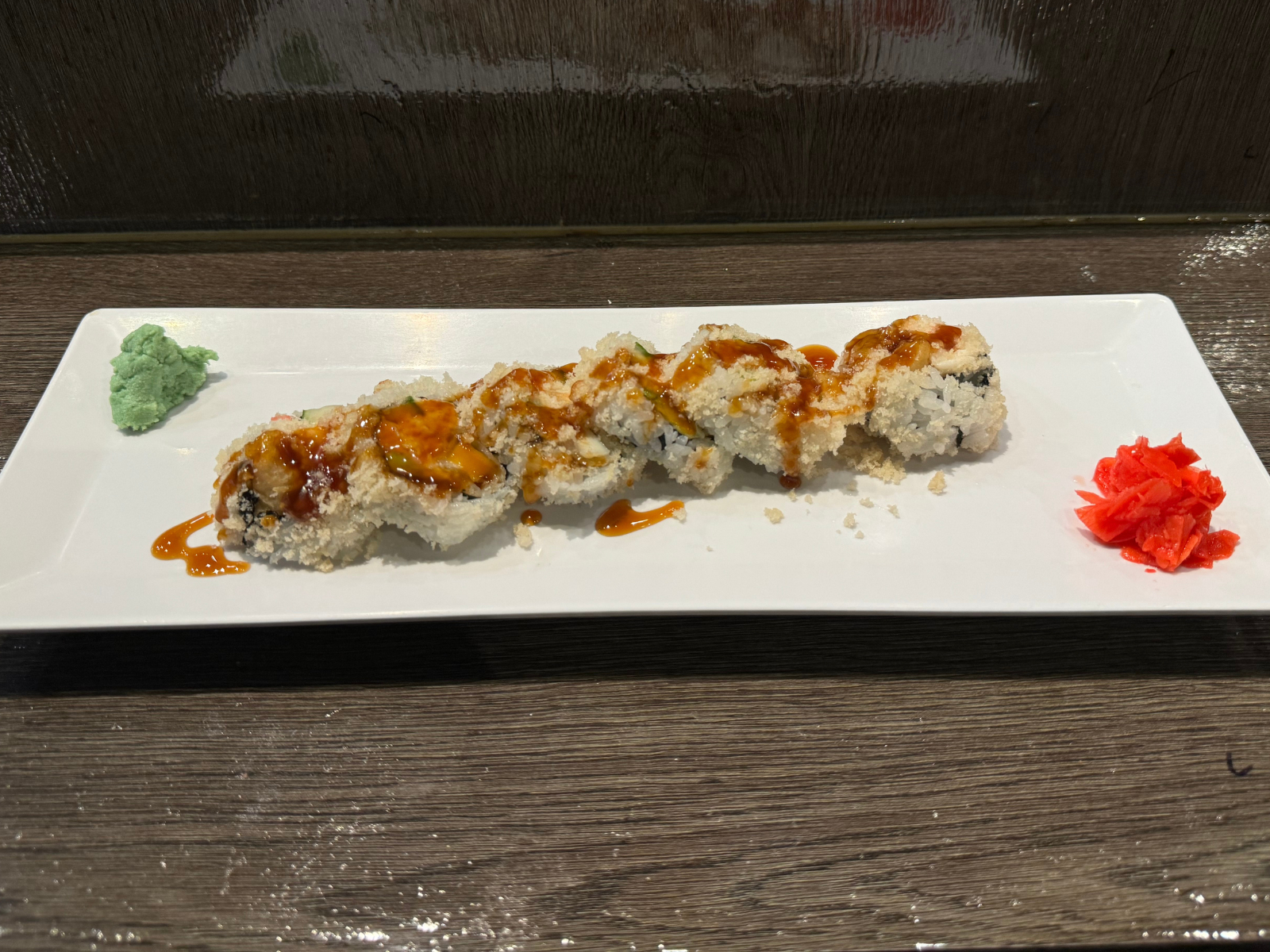 Salmon Tempura Roll.