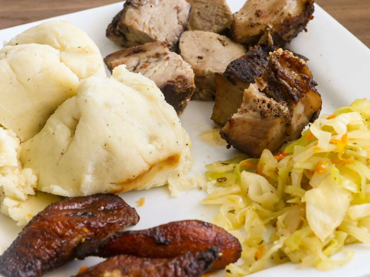 Large Jerk Pork Meal