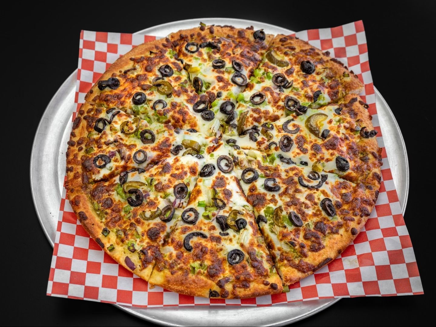 Pesto Veggie Pizza.