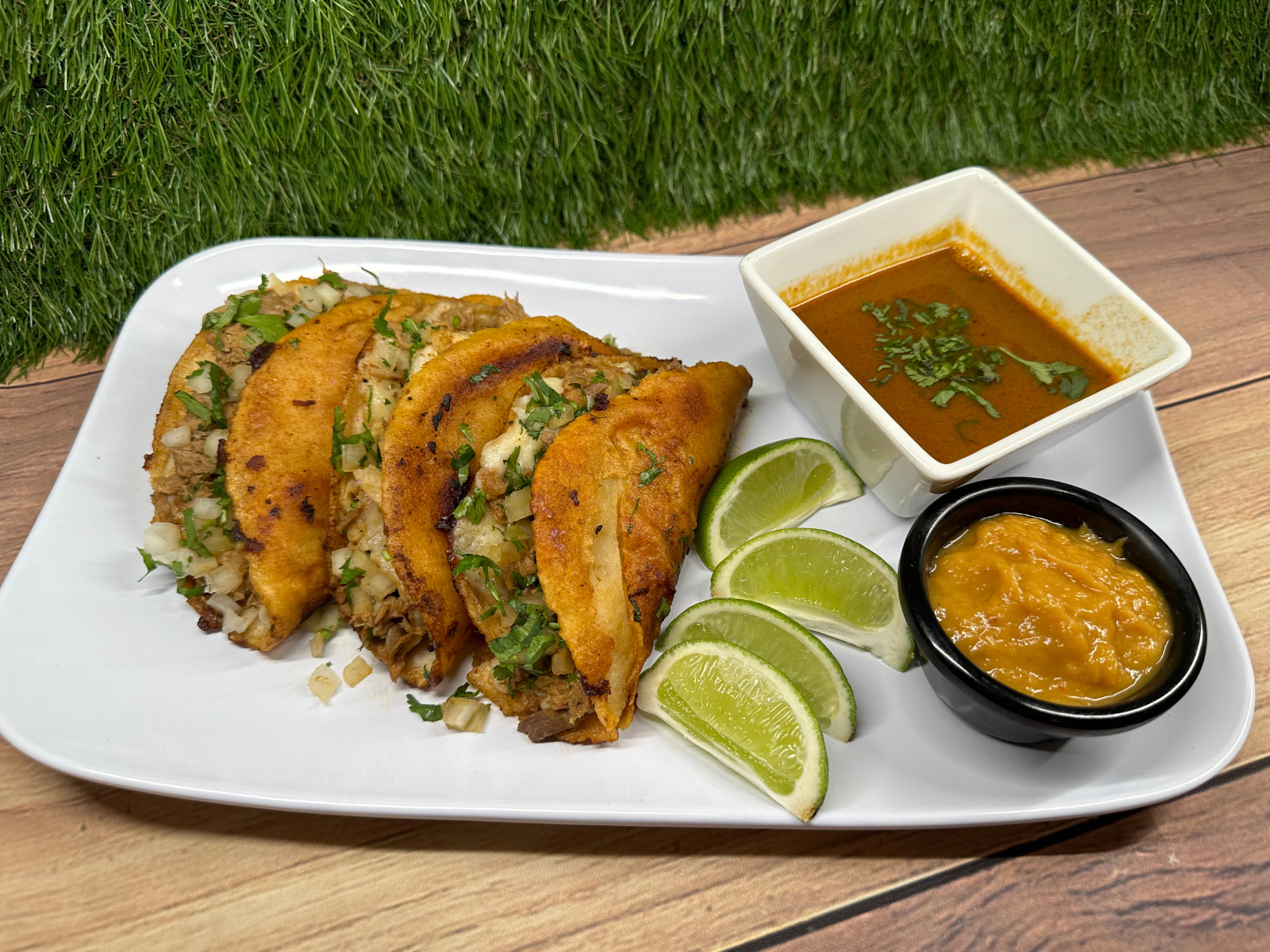 NEW HOMEMADE QUESA-BIRRIA TACOS.