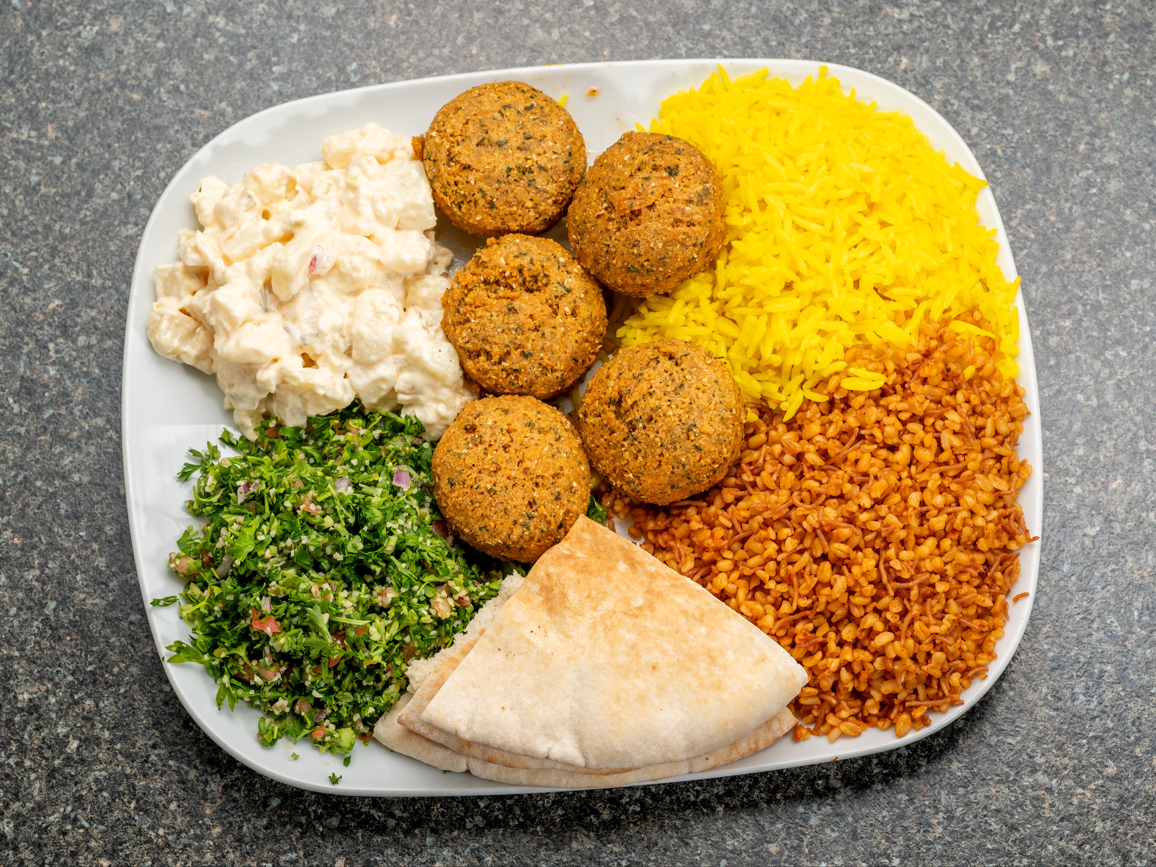 Falafel Plate.