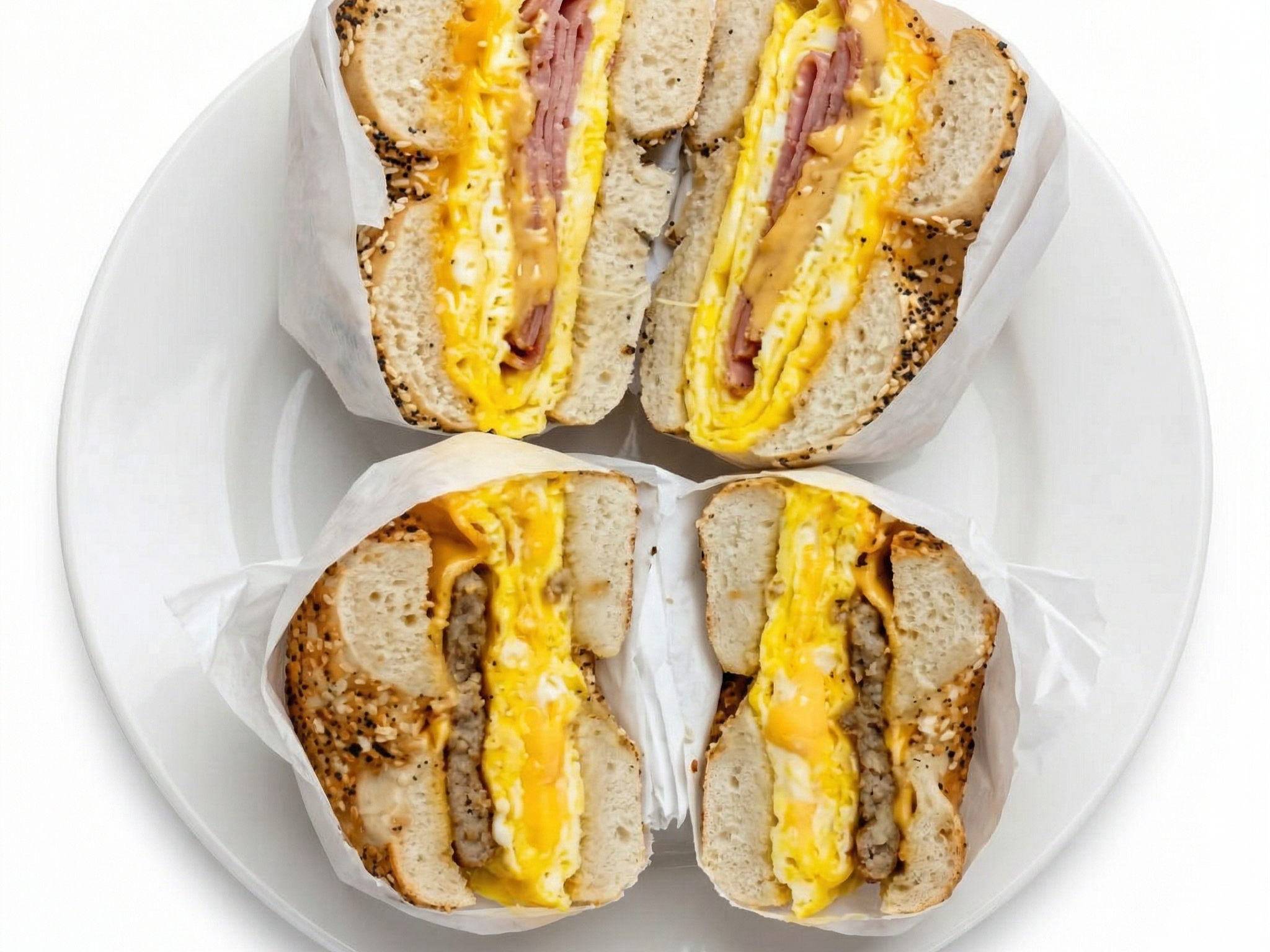 TY Ham With Egg + Cheese.