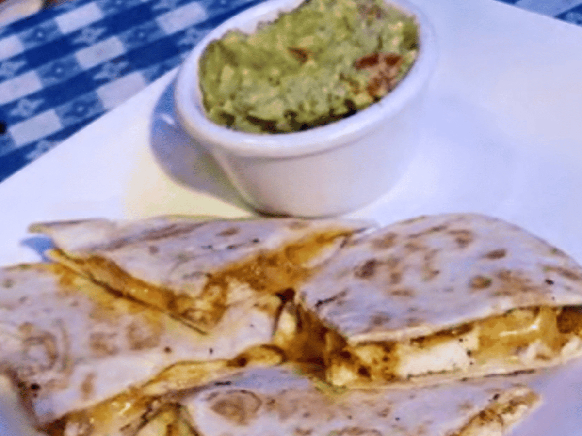 Cajun Chicken Quesadilla.