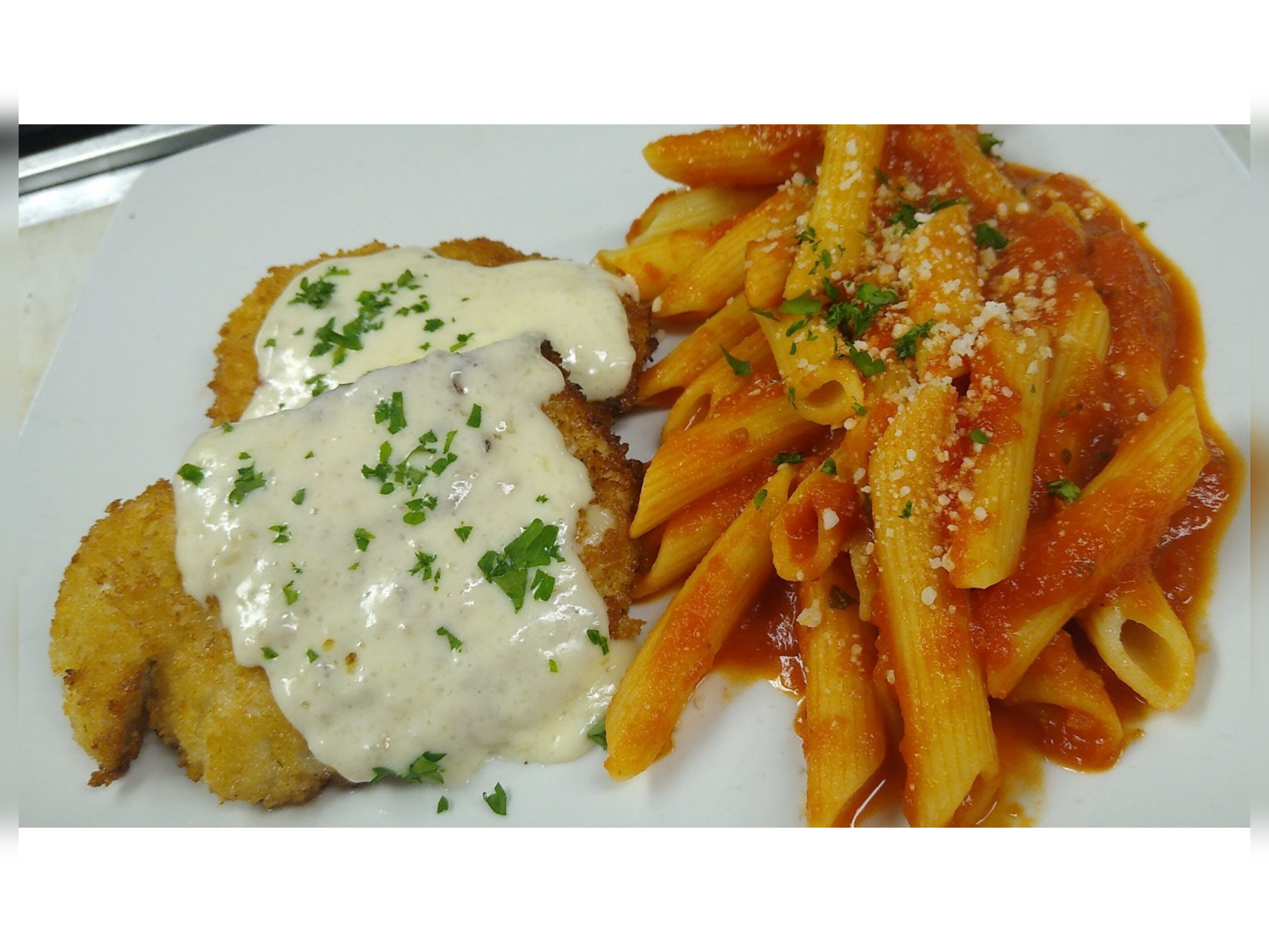 Chicken Romano.