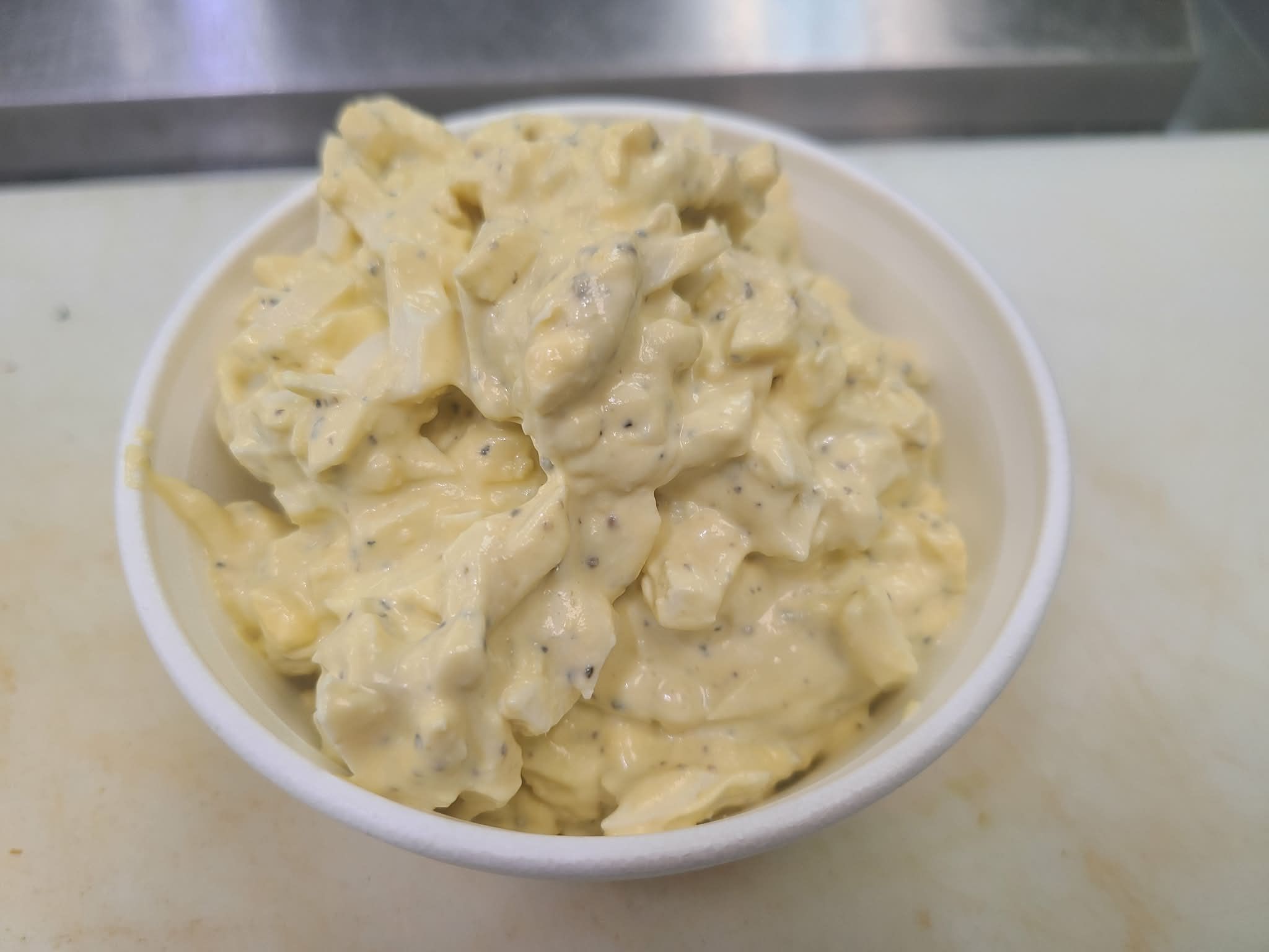 Scoops Of Salad Egg Salad.