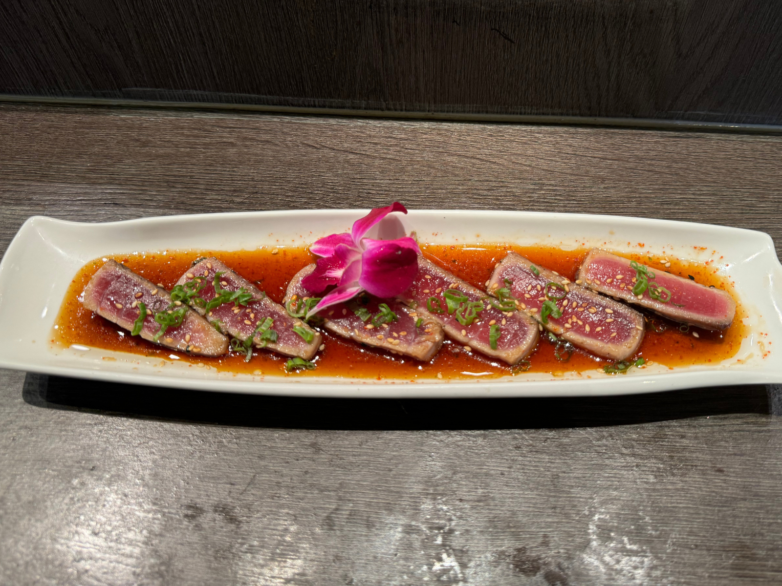 Seared Tuna Tataki.