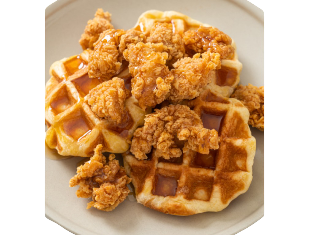 Chicken And Waffles.