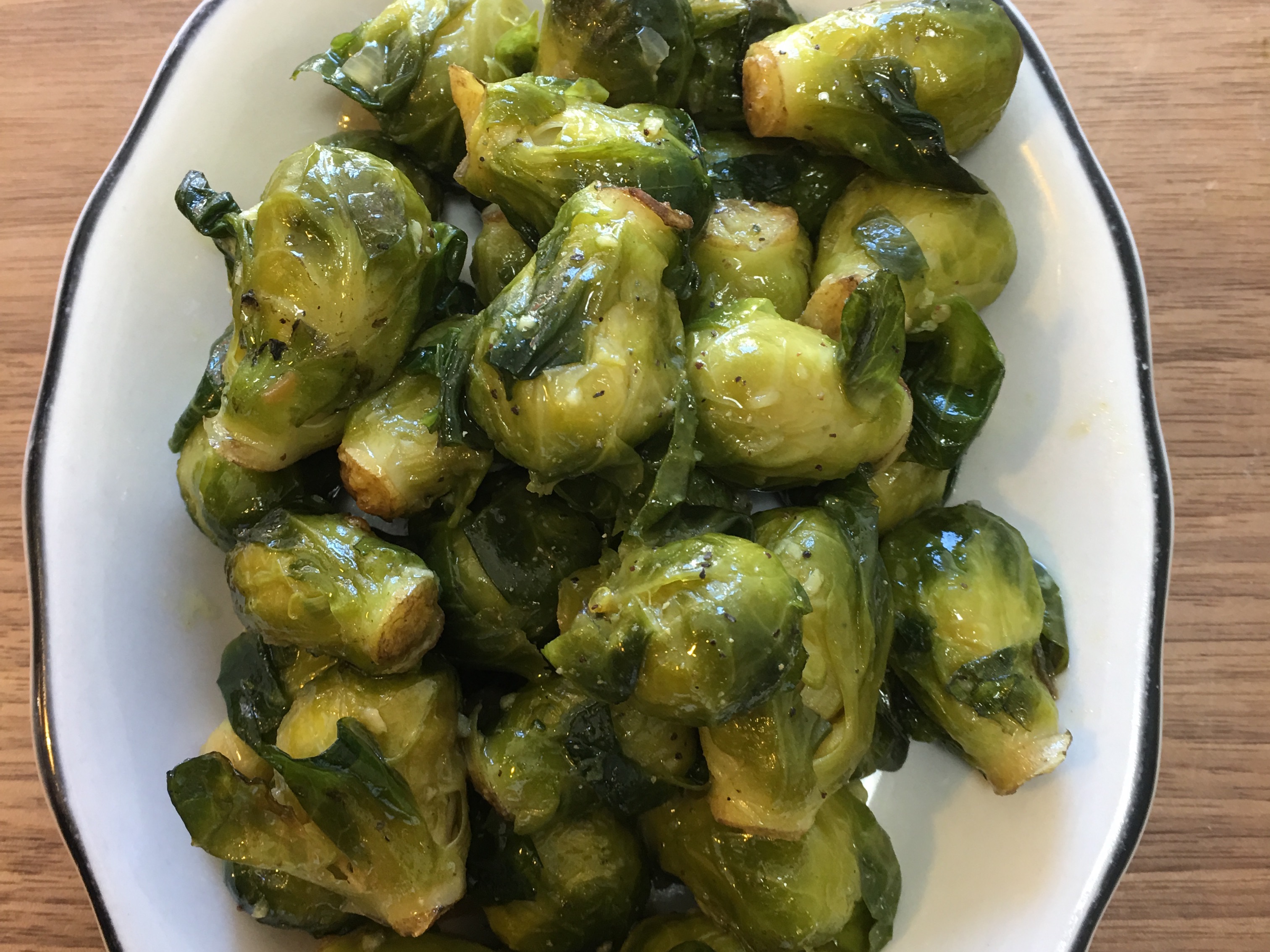 Sautéed Brussels Sprouts.