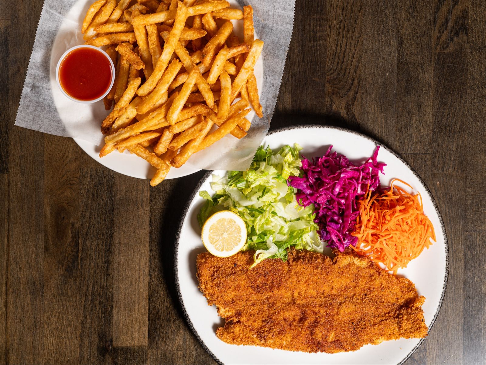Fish And Chips.