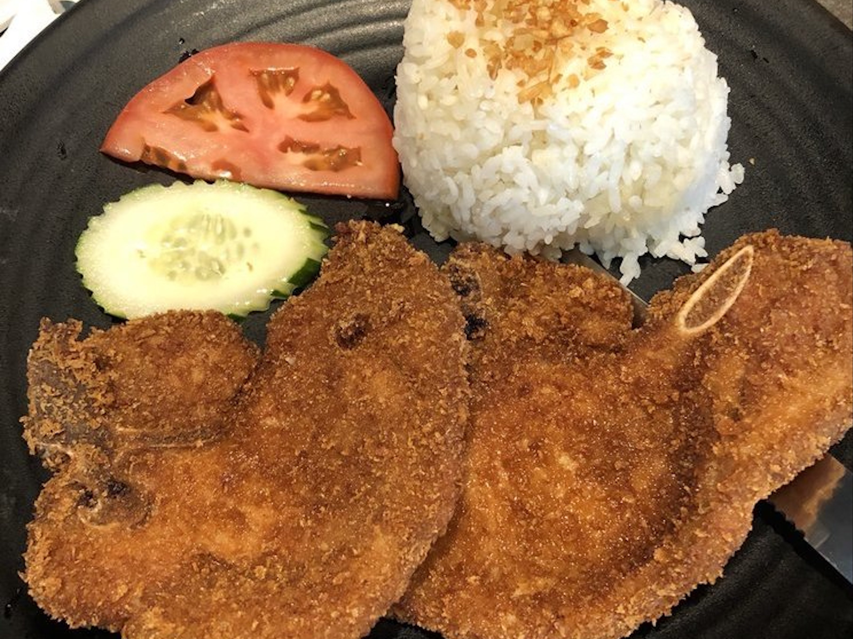Garlic Porkchop.